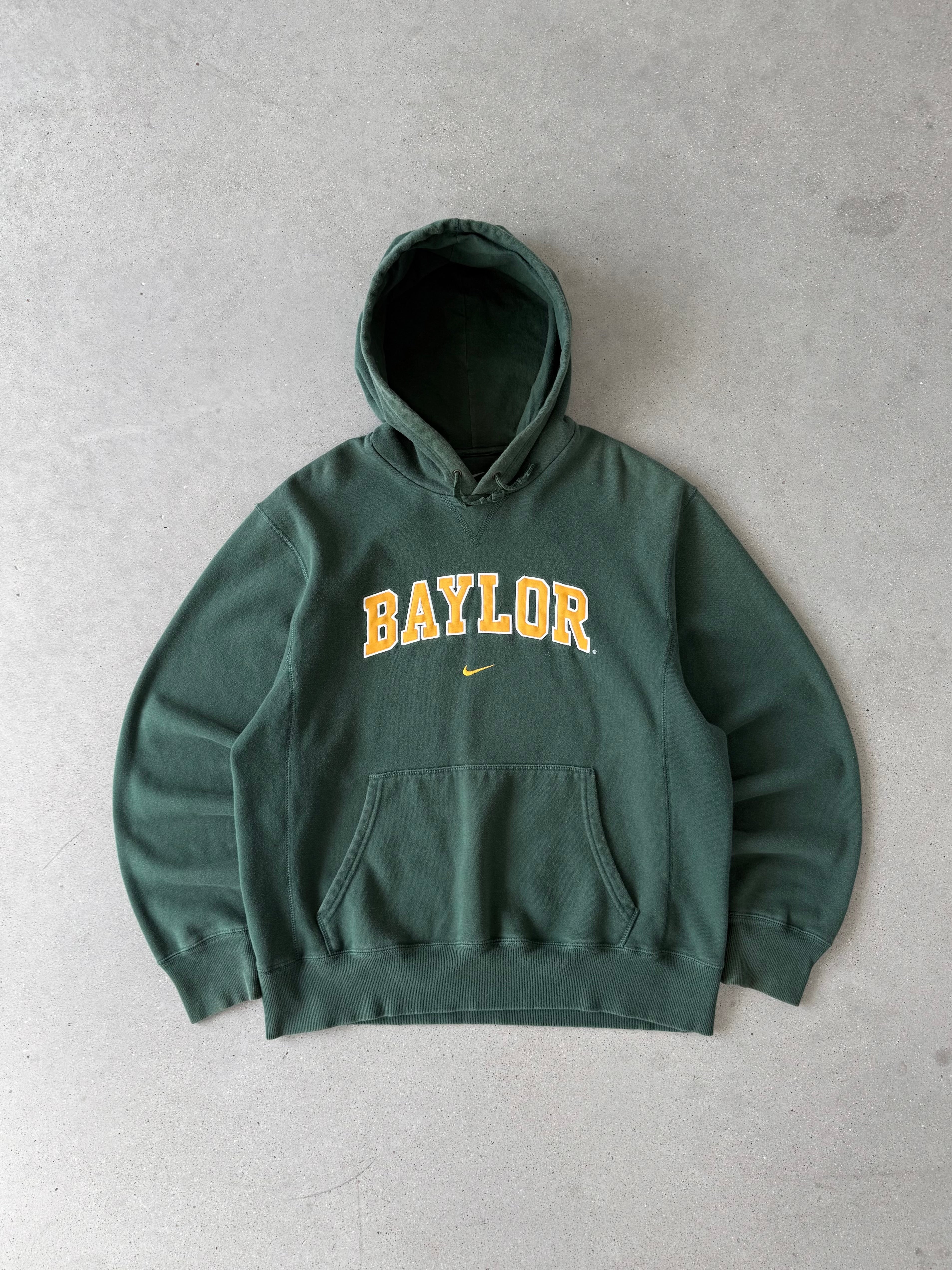 Vintage Nike Baylor University Center Swoosh Hoodie - L