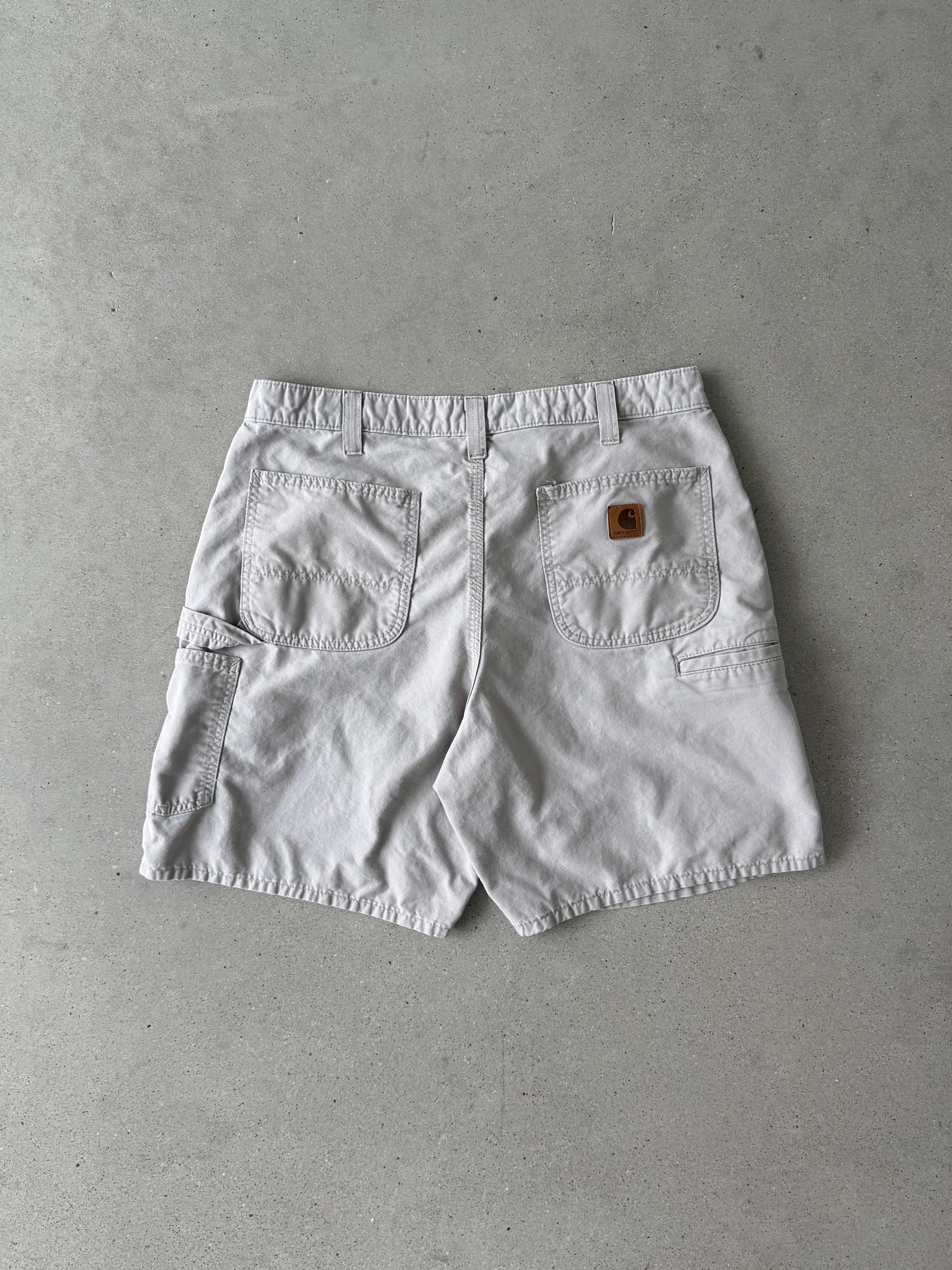 Vintage Carhartt Off-white Carpenter Shorts - 34