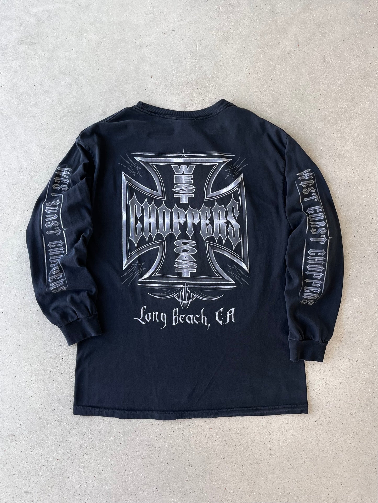 Vintage West Coast Choppers Chrome Long Sleeve - L