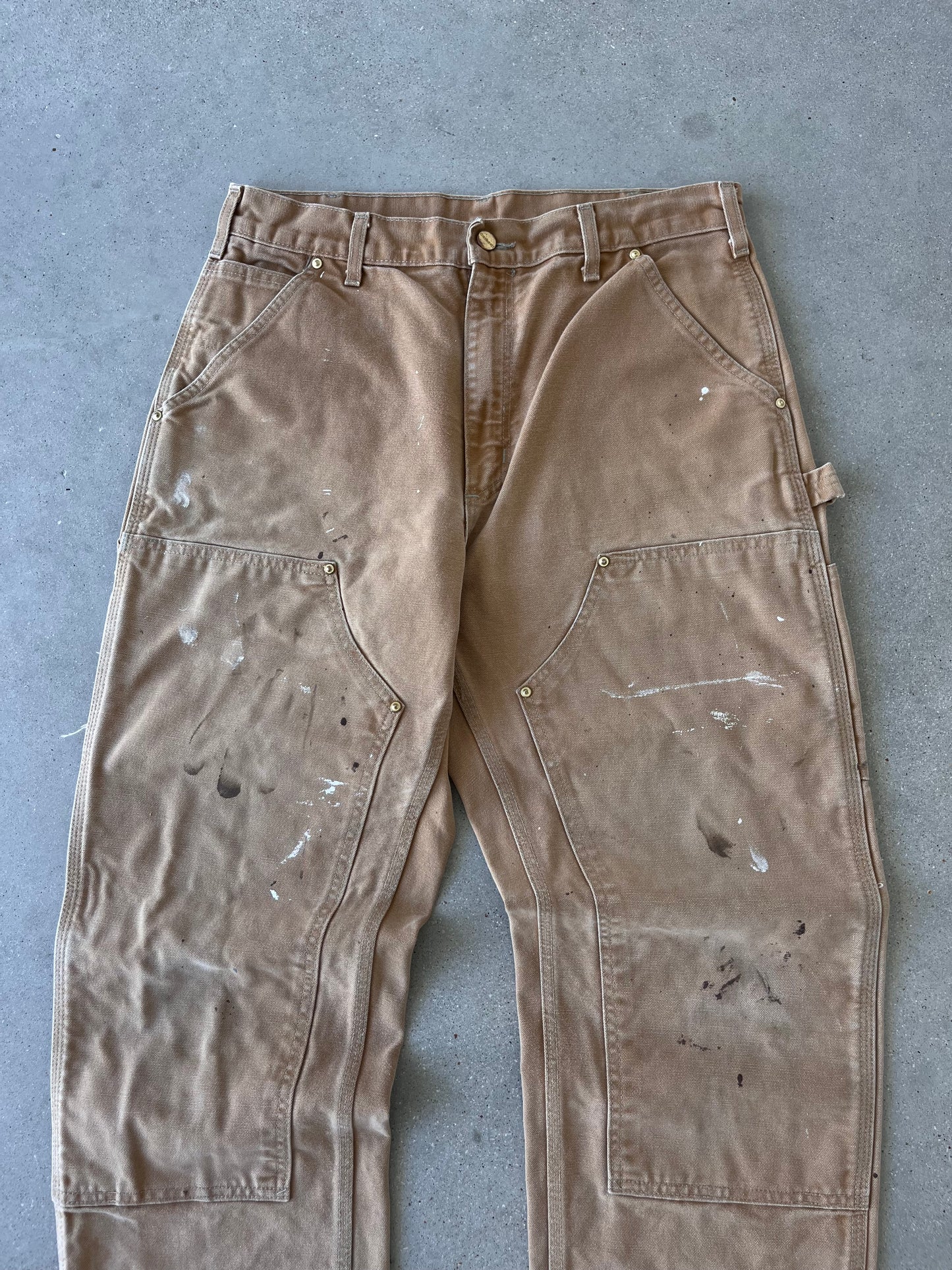 Vintage Carhartt Painter's Tan Double Knees - 32x30