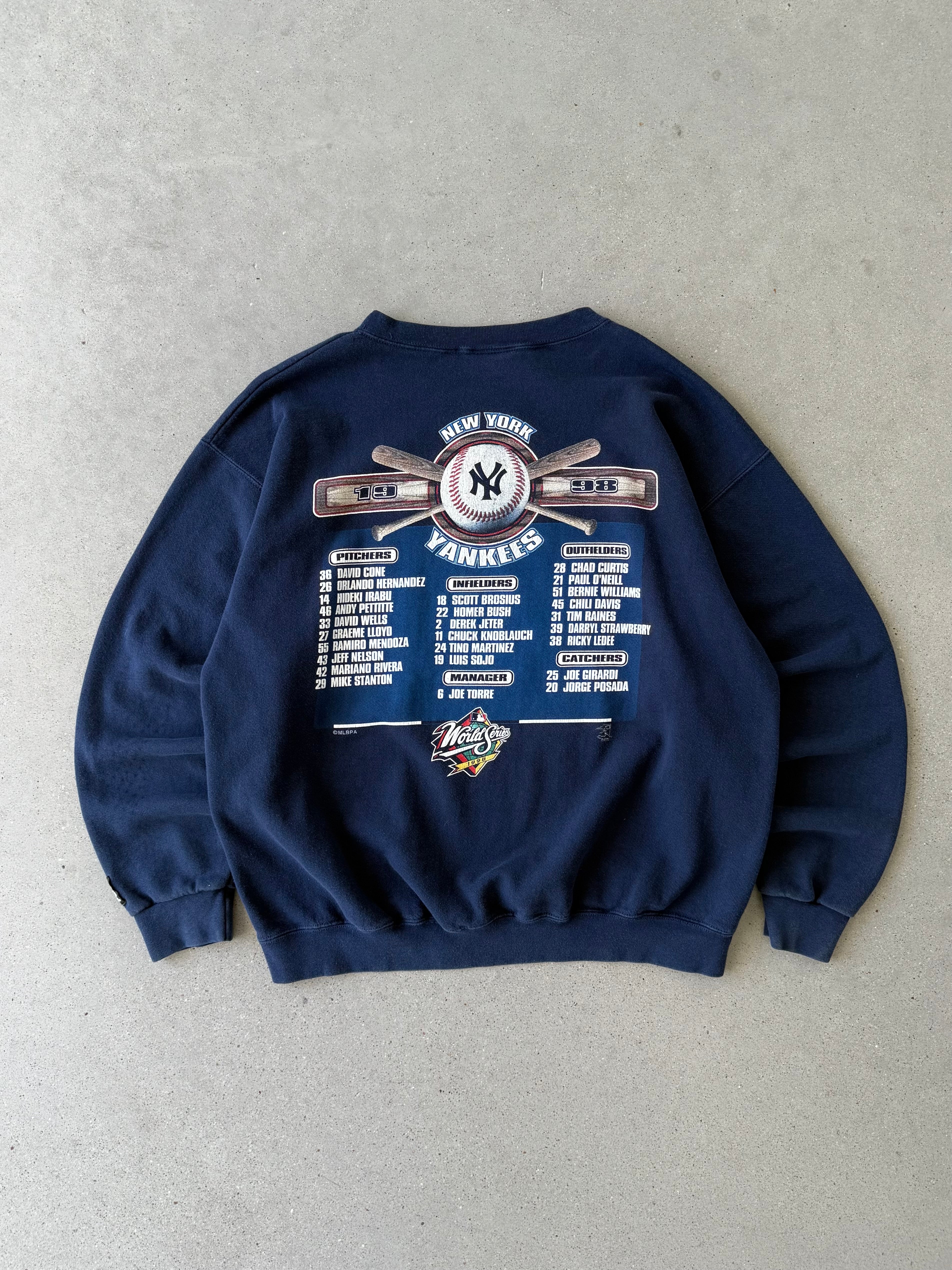 Vintage 1998 NY Yankees World Series Starter Crewneck - L