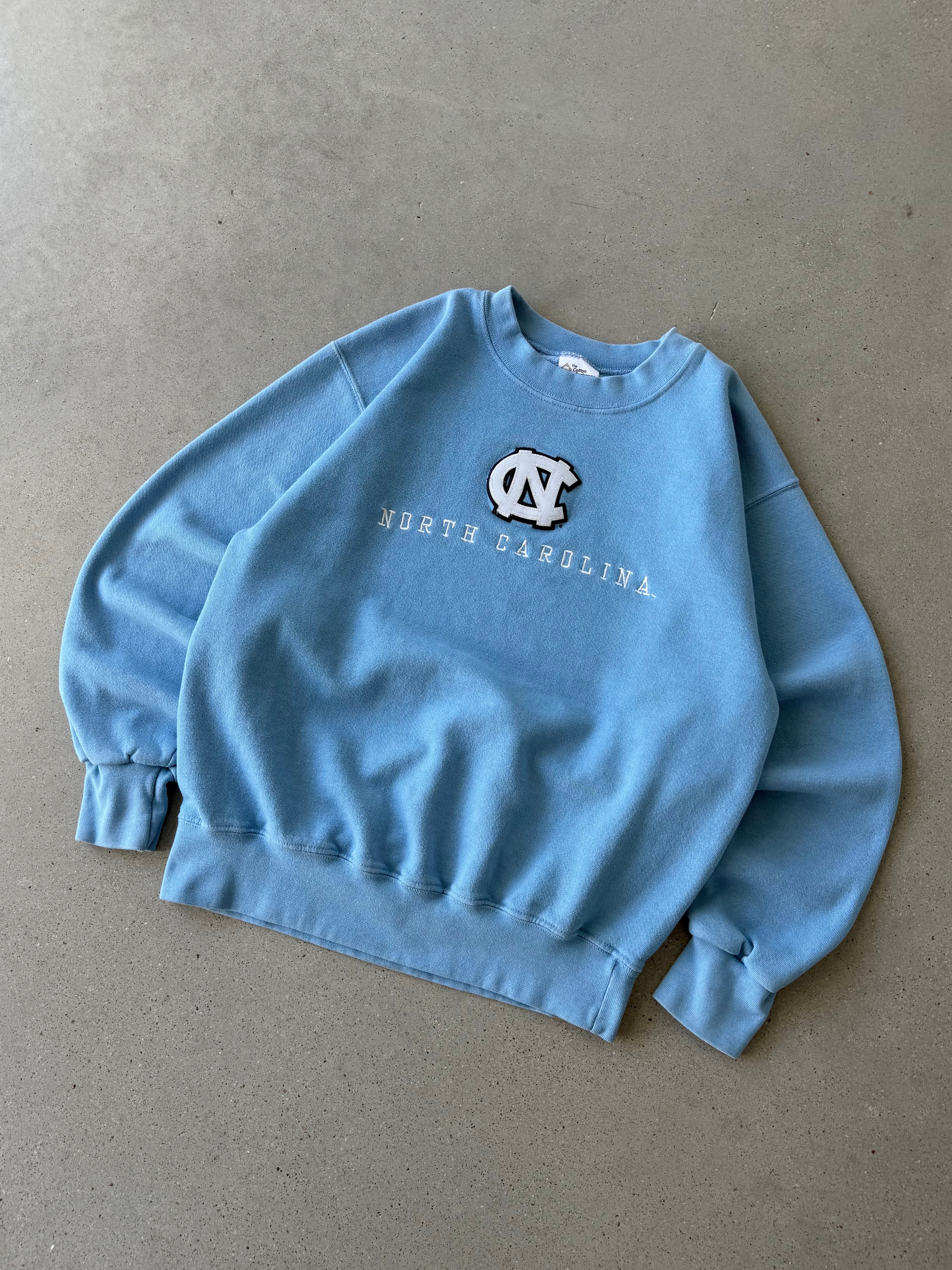 Vintage North Carolina Baby Blue Sweatshirt - M