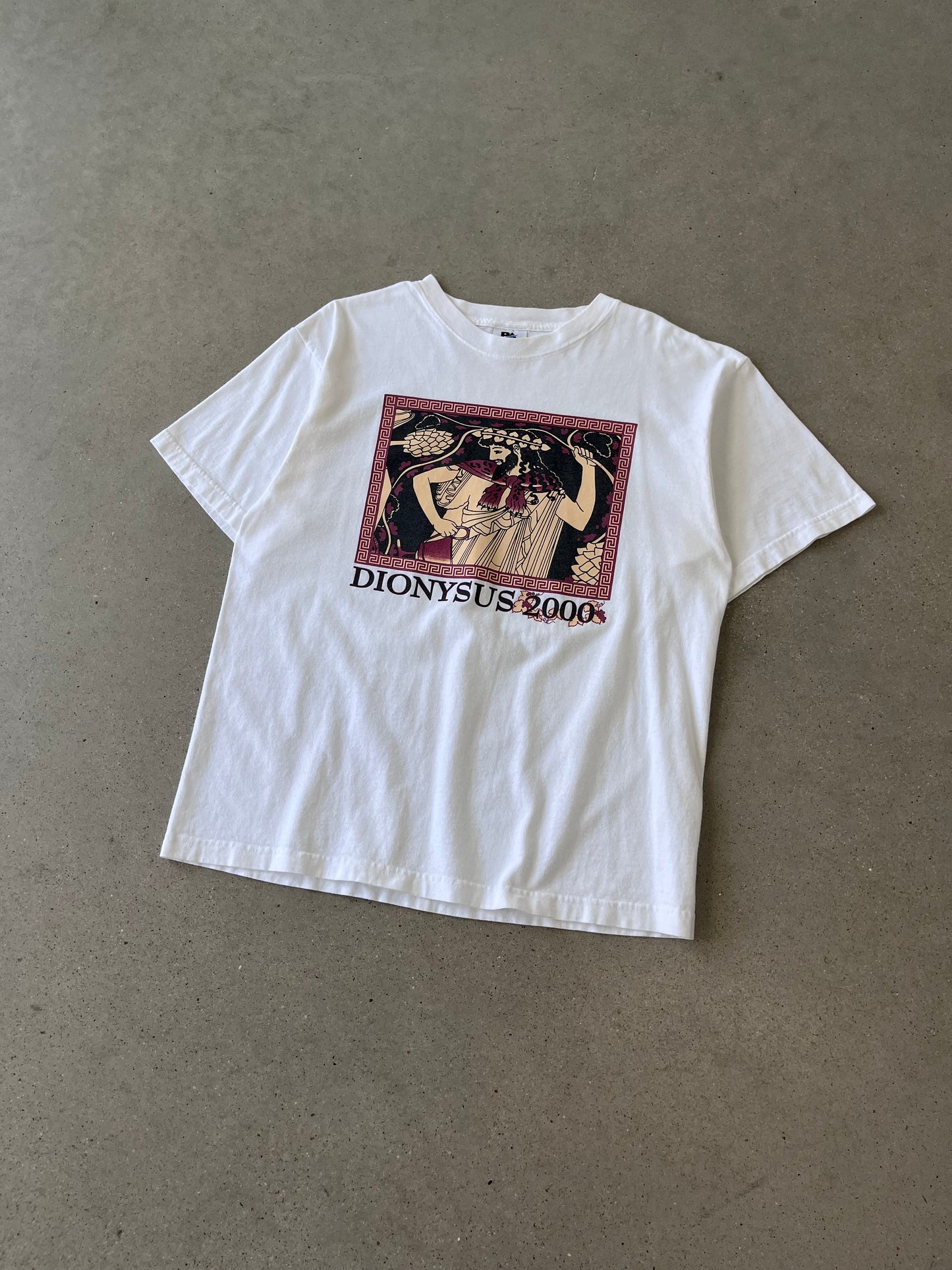 Vintage 2000 DIONYS Greek Tee - L