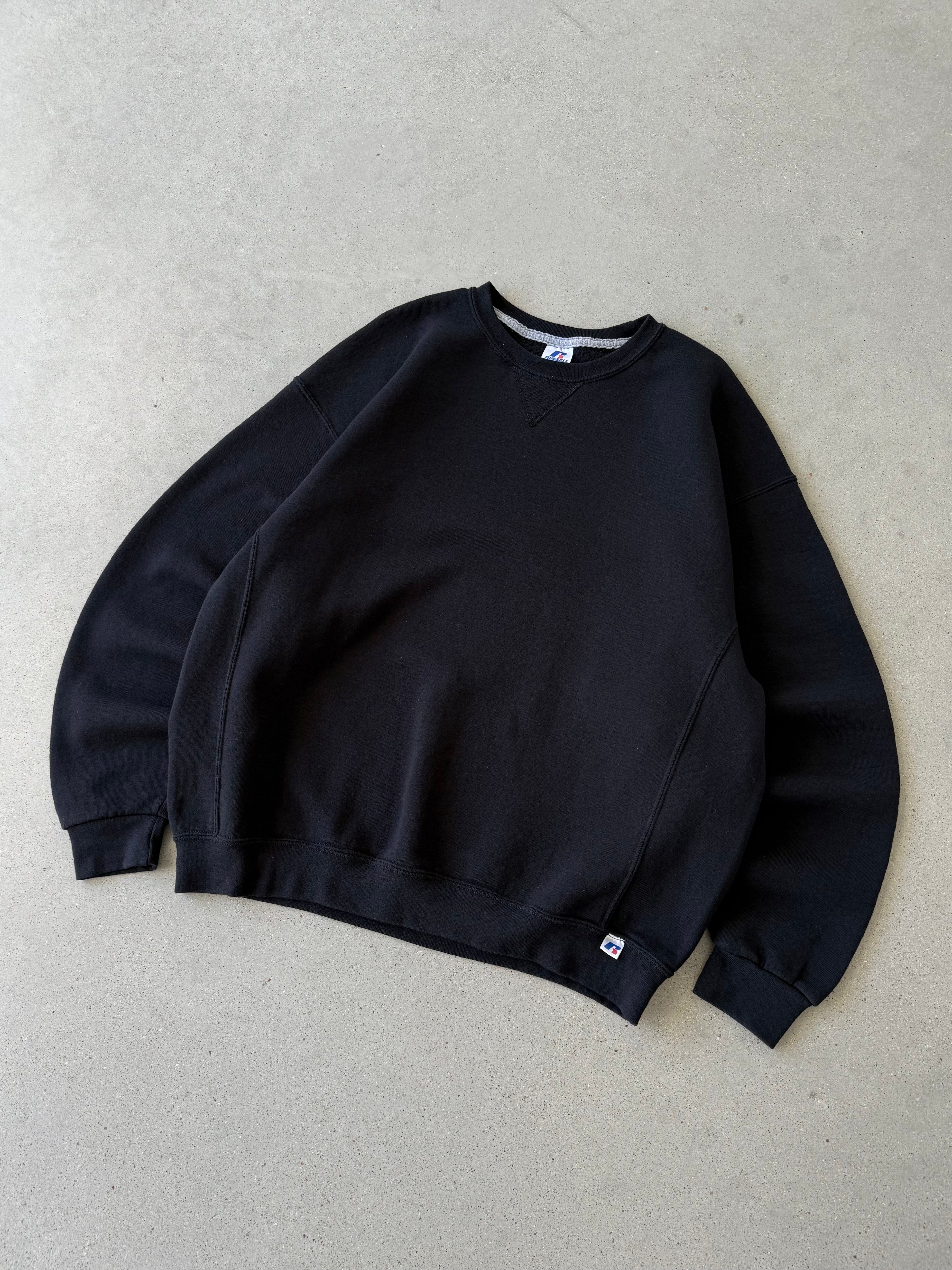 Vintage Russell Athletic Black Crewneck  - XL