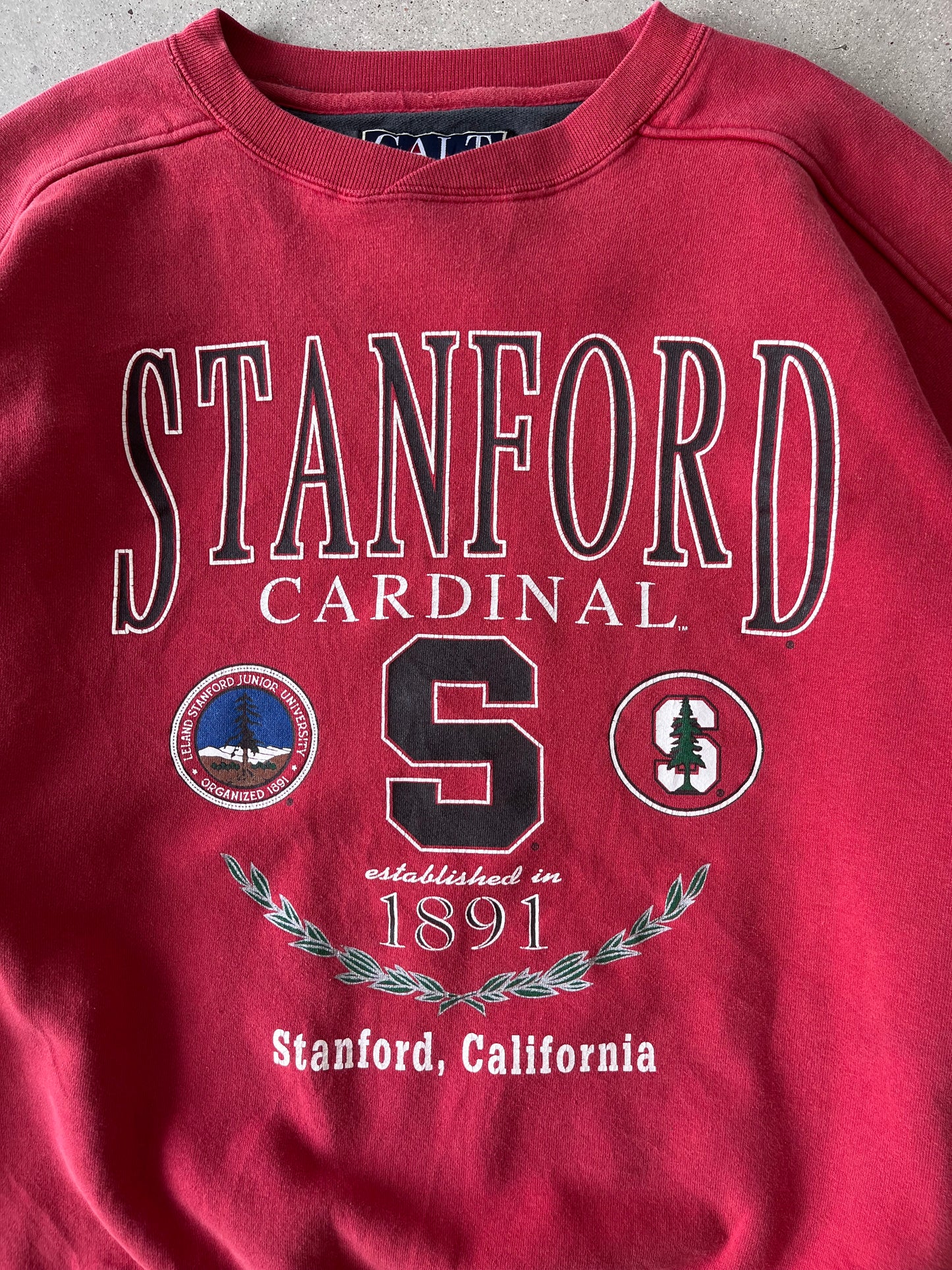 Vintage Stanford Cardinal Crewneck - L