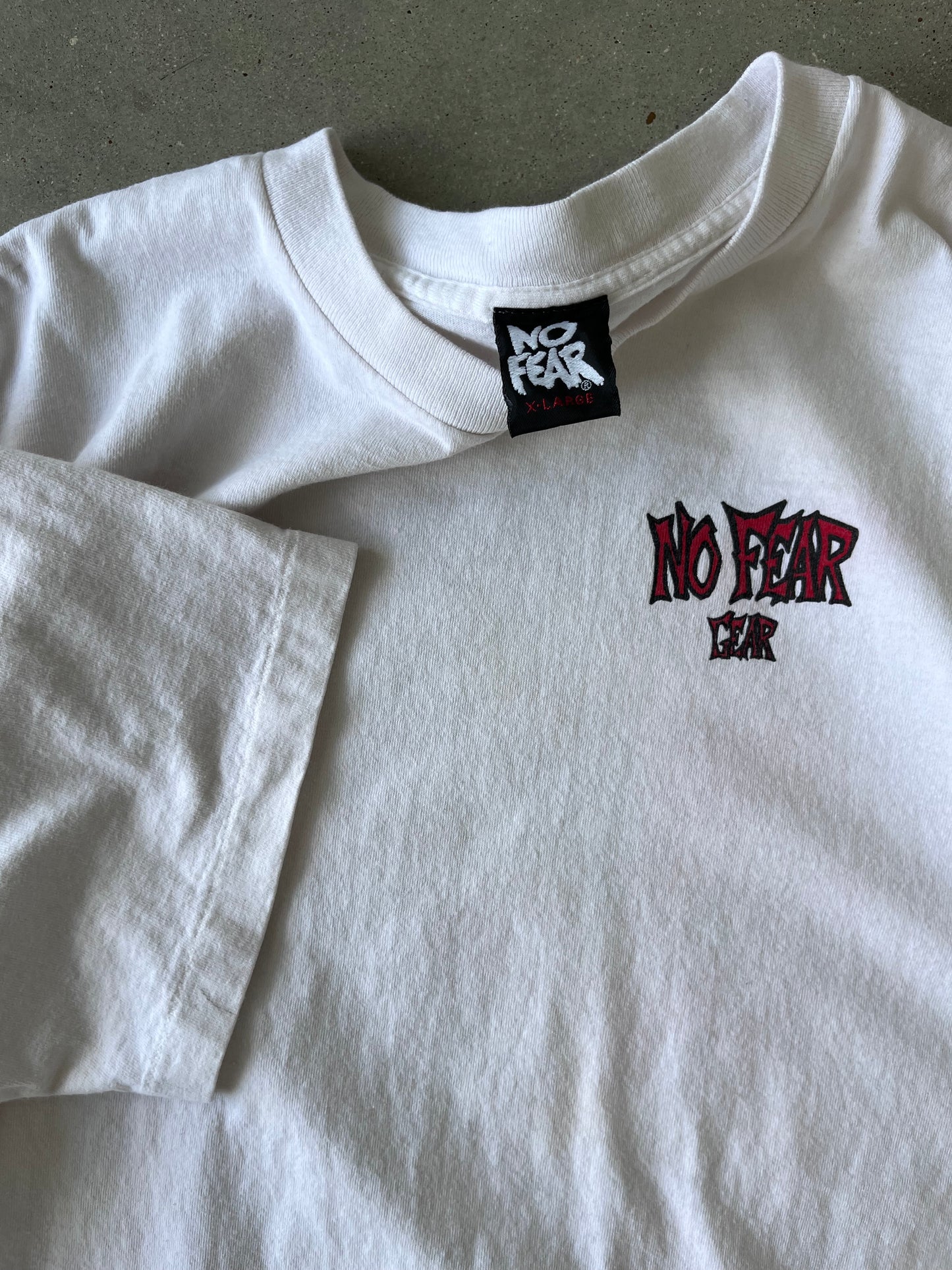 Vintage 1993 'Lucky # 7' No Fear Tee - XL