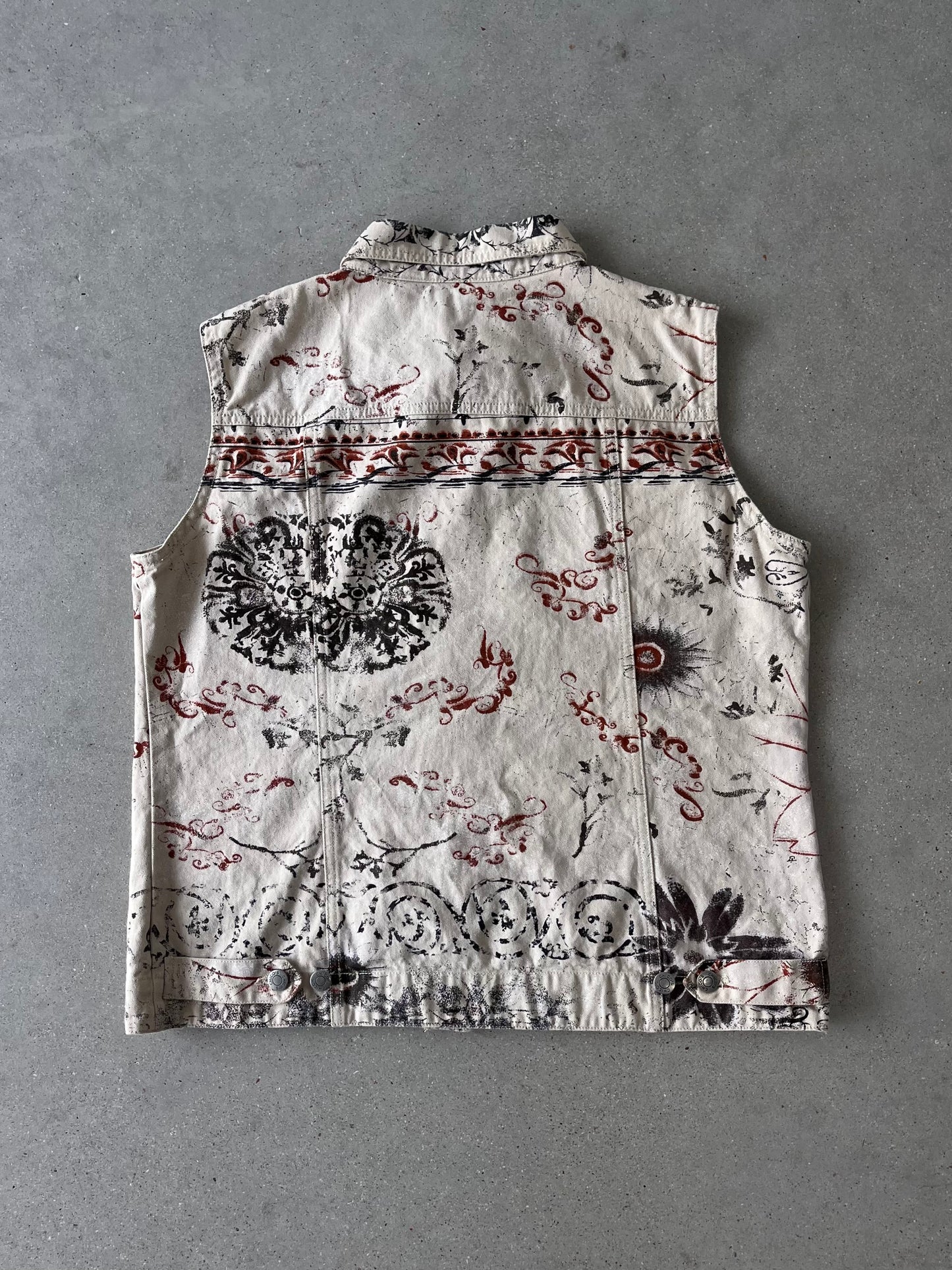 Vintage Chico Design Art Vest - M