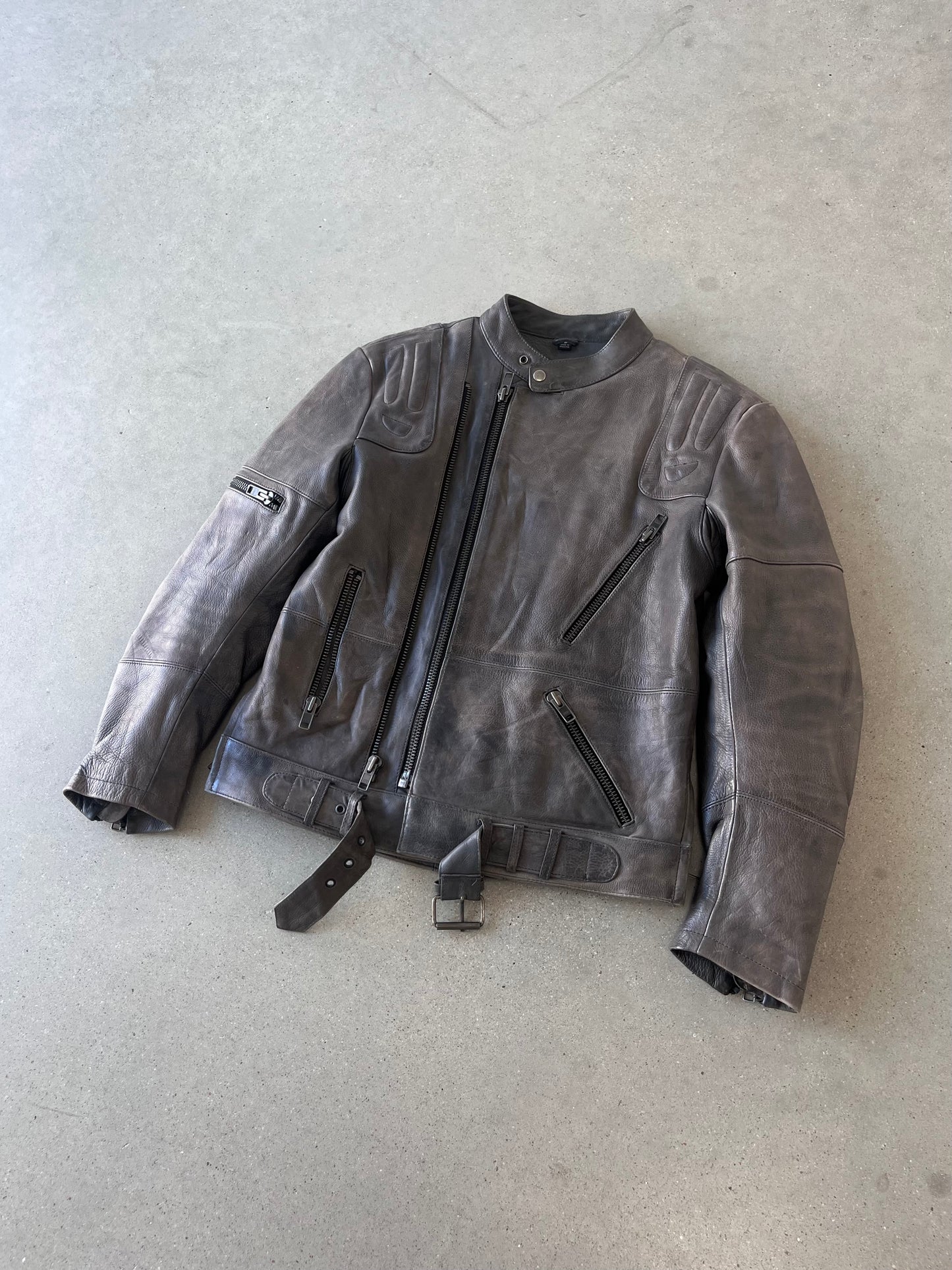 Vintage Himalaya Leather Biker Jacket  - M