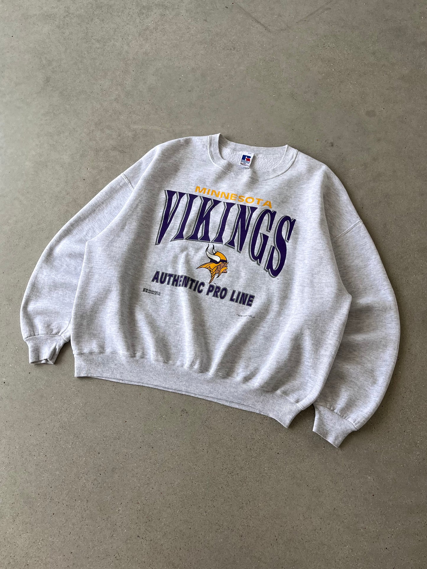 Vintage 1995 Minnesota Vikings Russell Athletic Crewneck - XXL