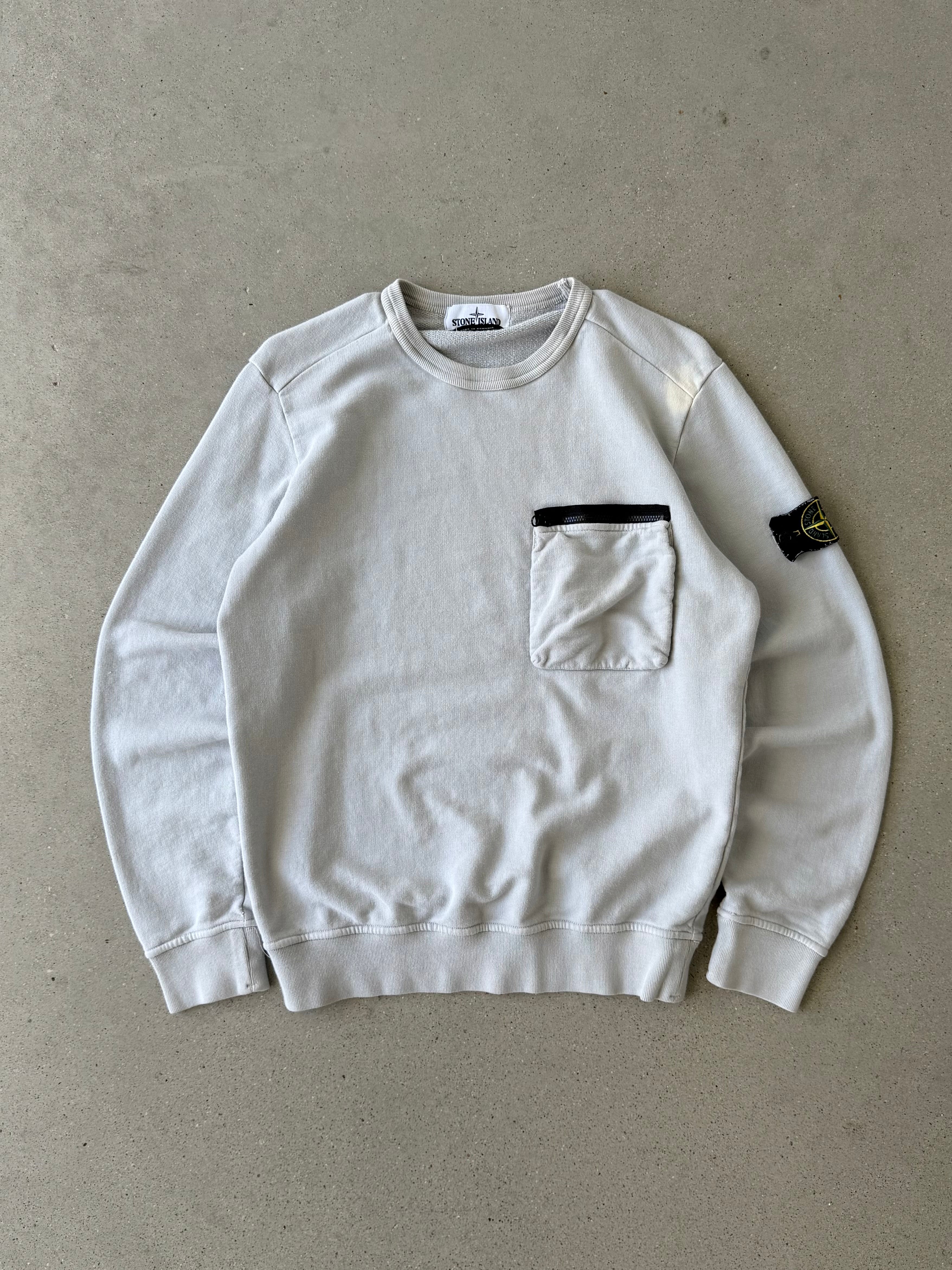 Vintage Stone Island Blue Sage Crewneck - M