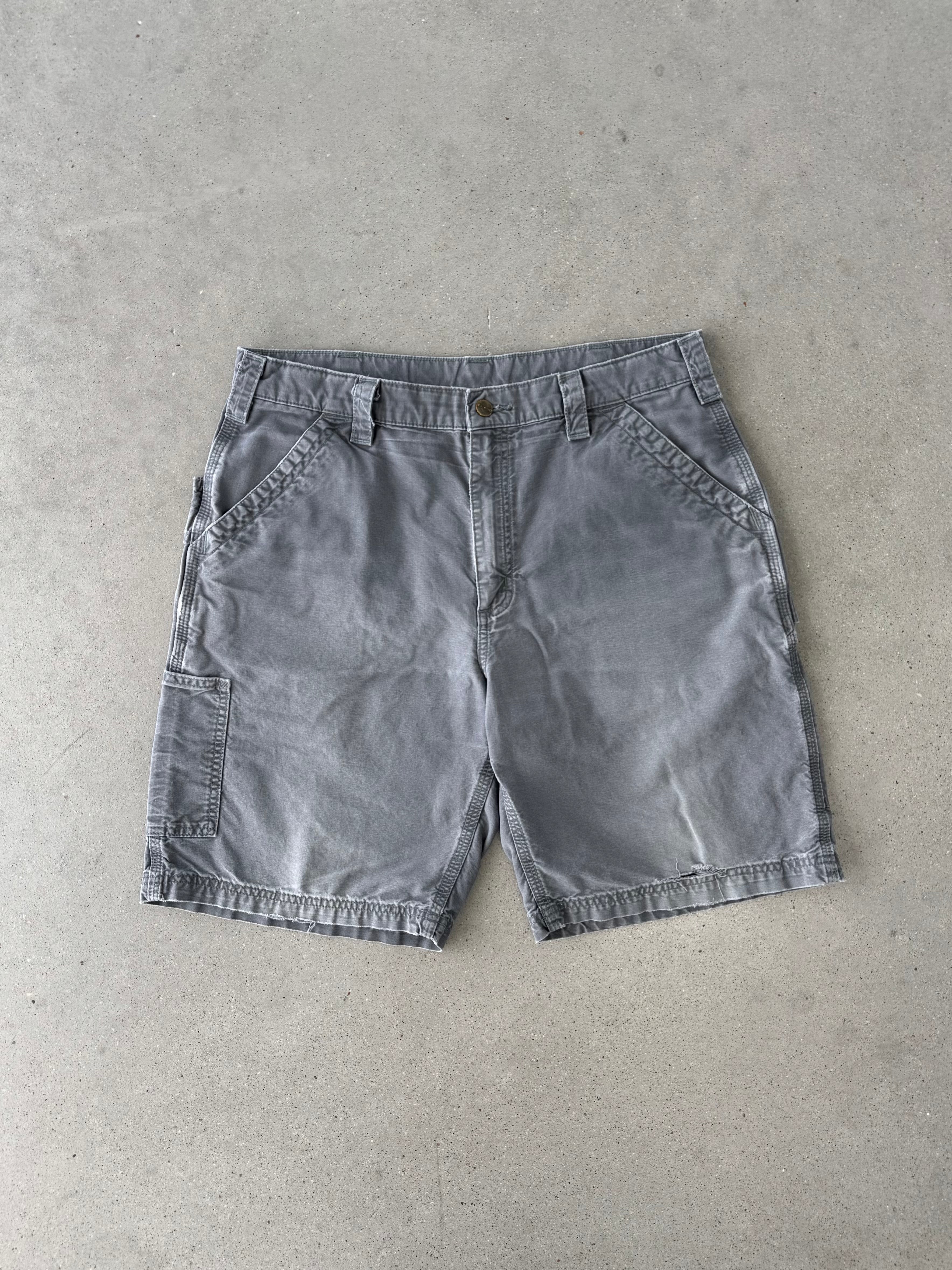 Vintage Carhartt Gray Carpenter Shorts - 36W