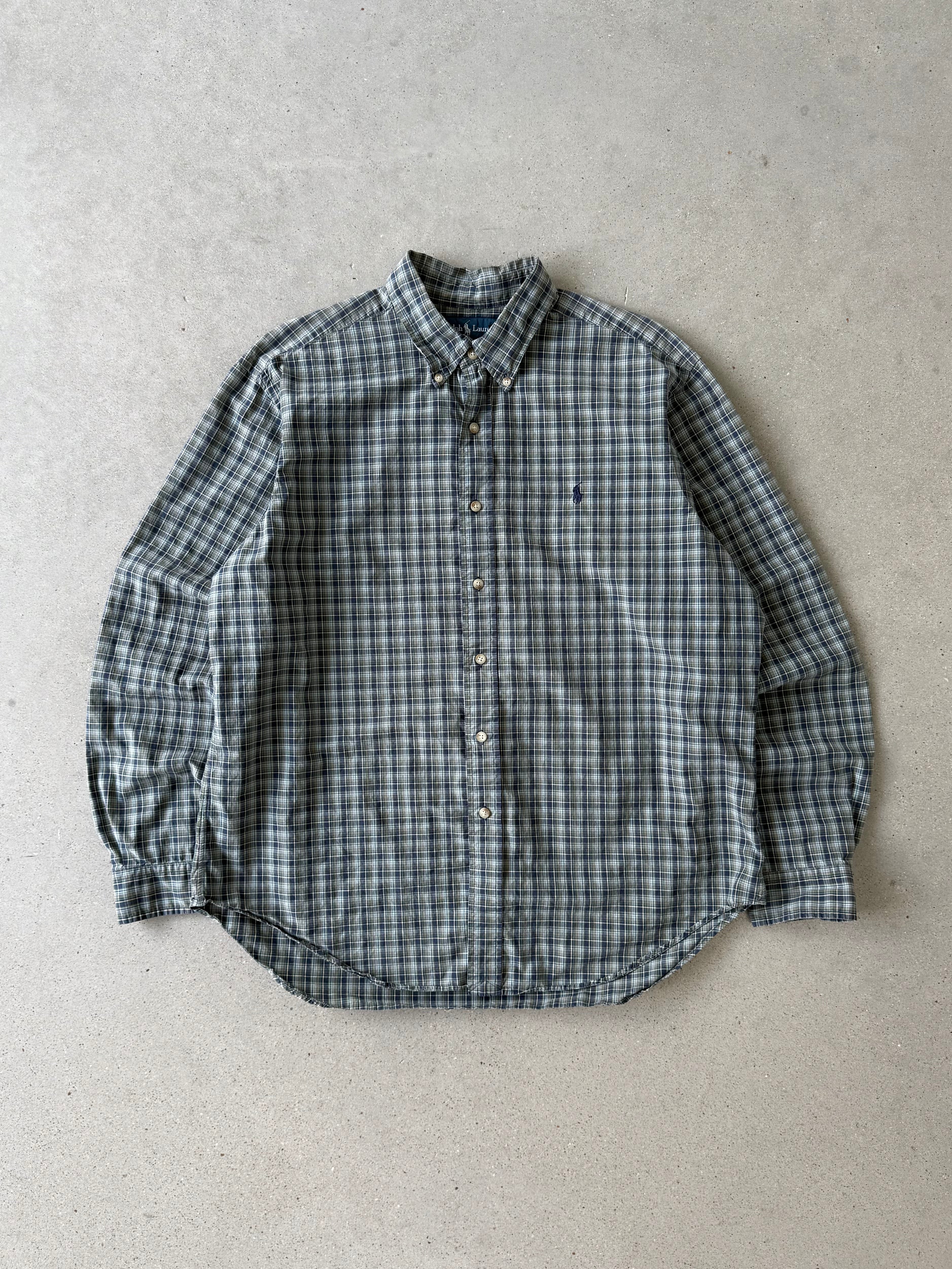 Vintage Polo Ralph Lauren Green Button-up - XL