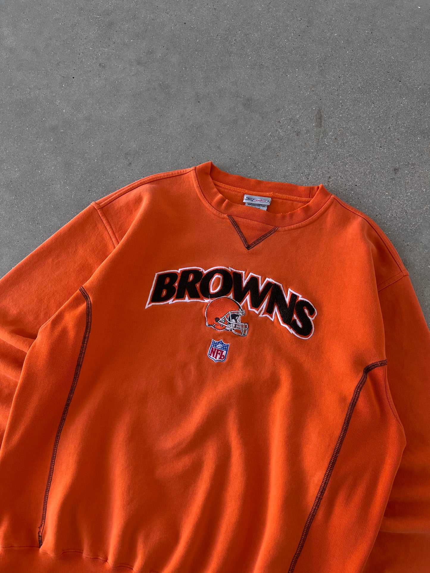 Vintage 90s Reebok Brown Sweatshirt - L