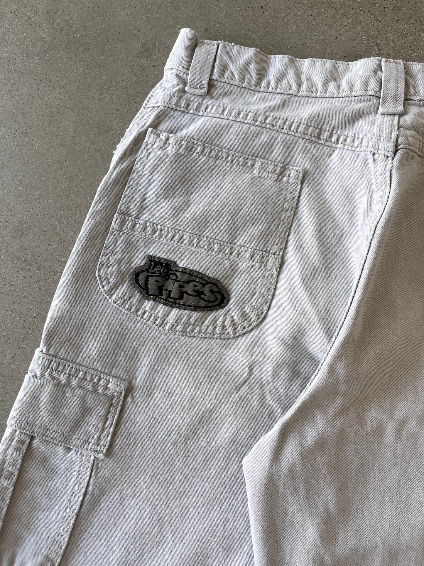 Vintage Les Pipes Baggy Cargo Shorts - 30