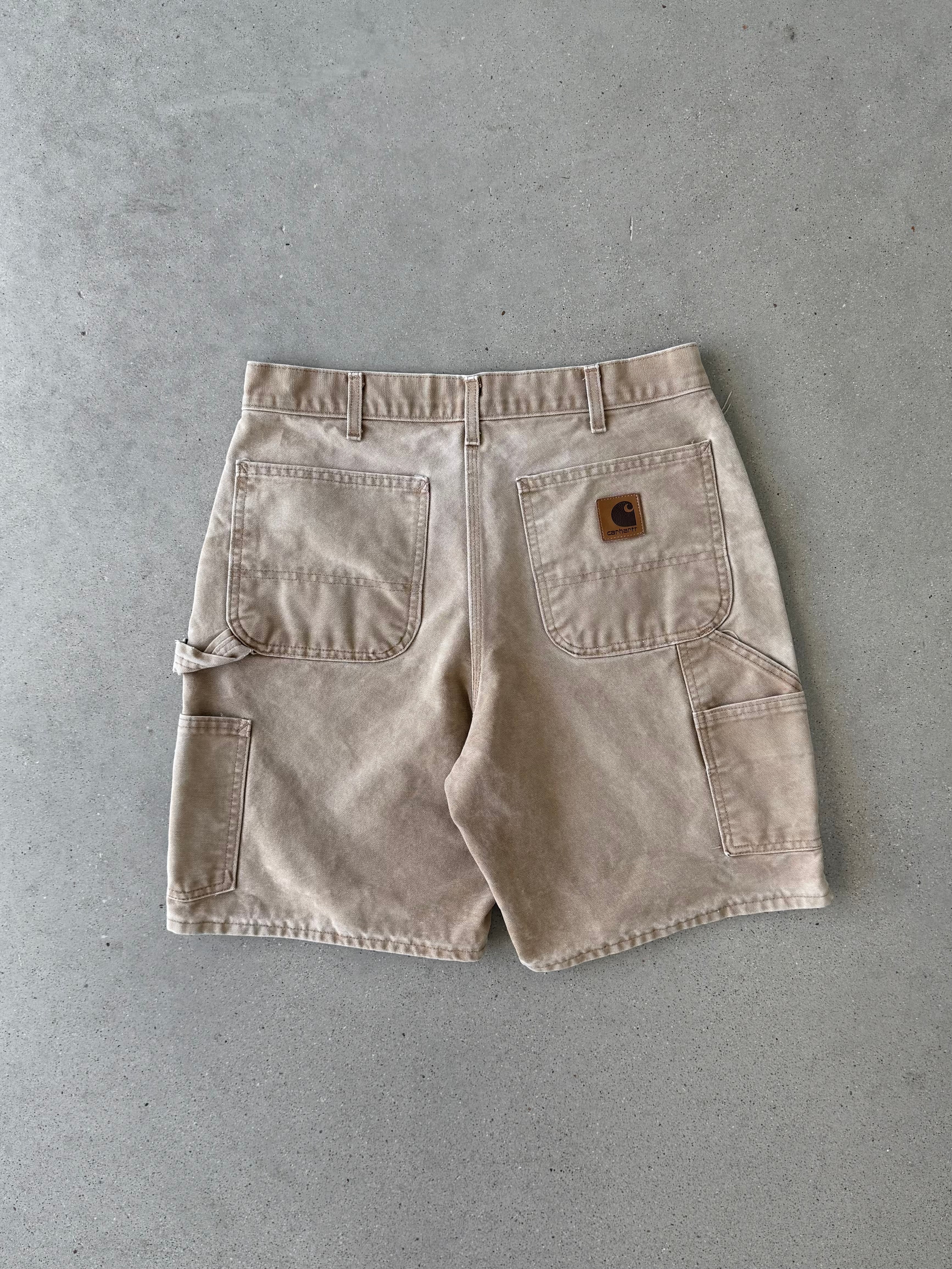 Vintage Carhartt Tan Carpenter Shorts - 32