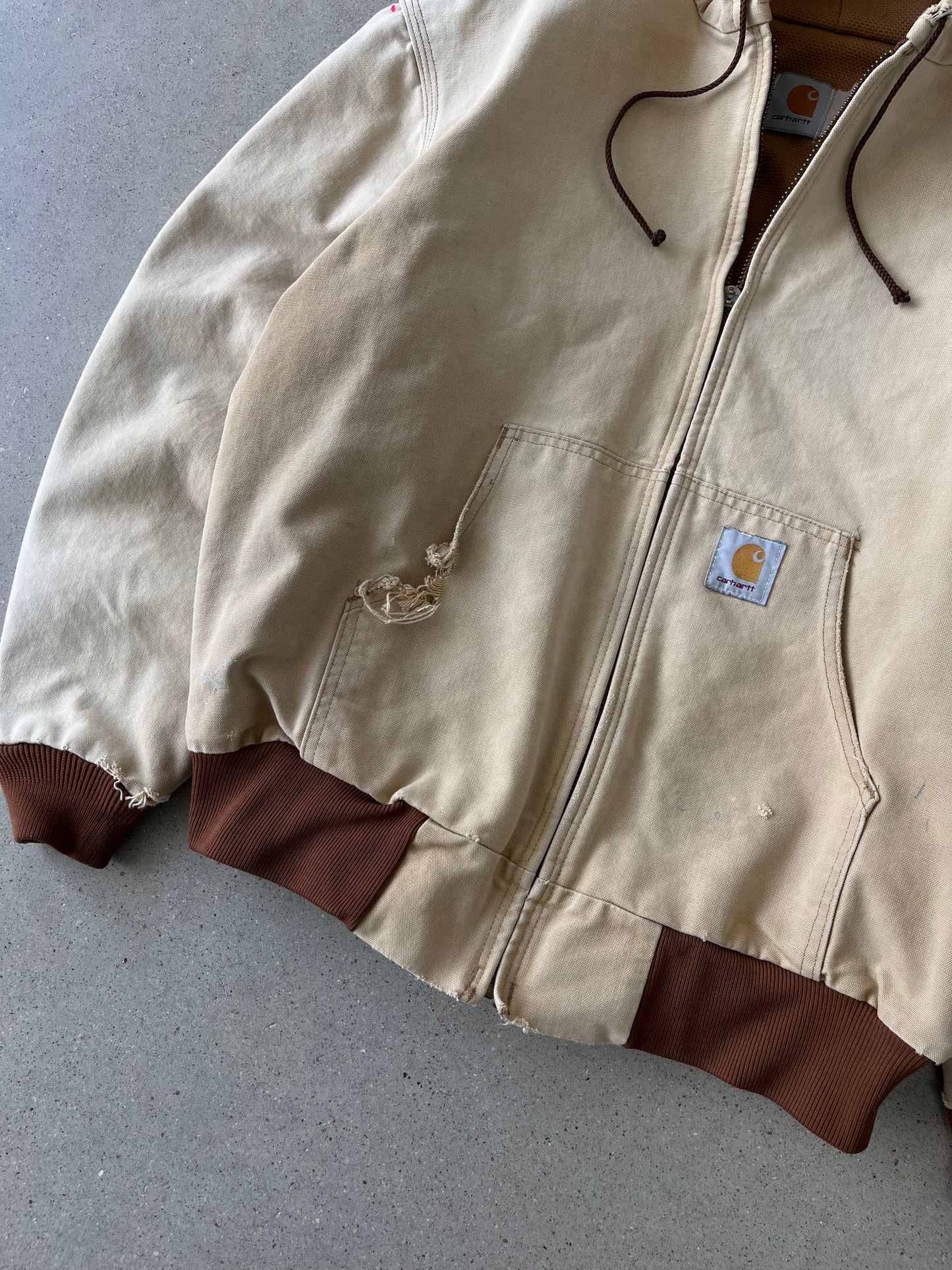 Vintage Carhartt Tan Active Jacket - M