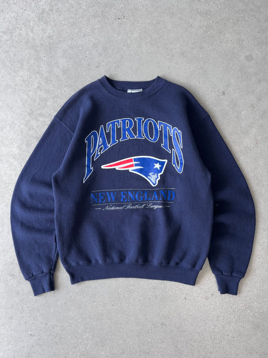 Vintage Patriots New England Lee Crewneck - L