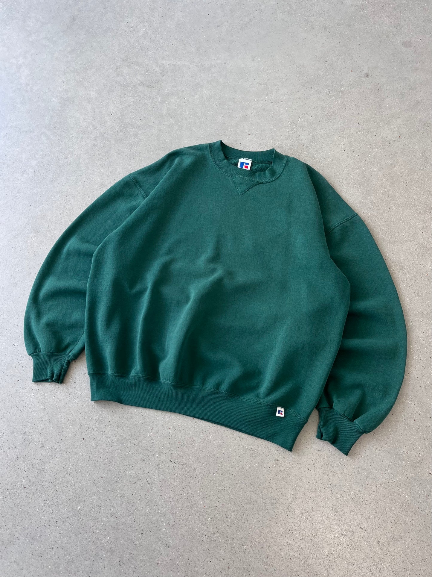 Vintage Russell Athletic Forest Green Crewneck - XL