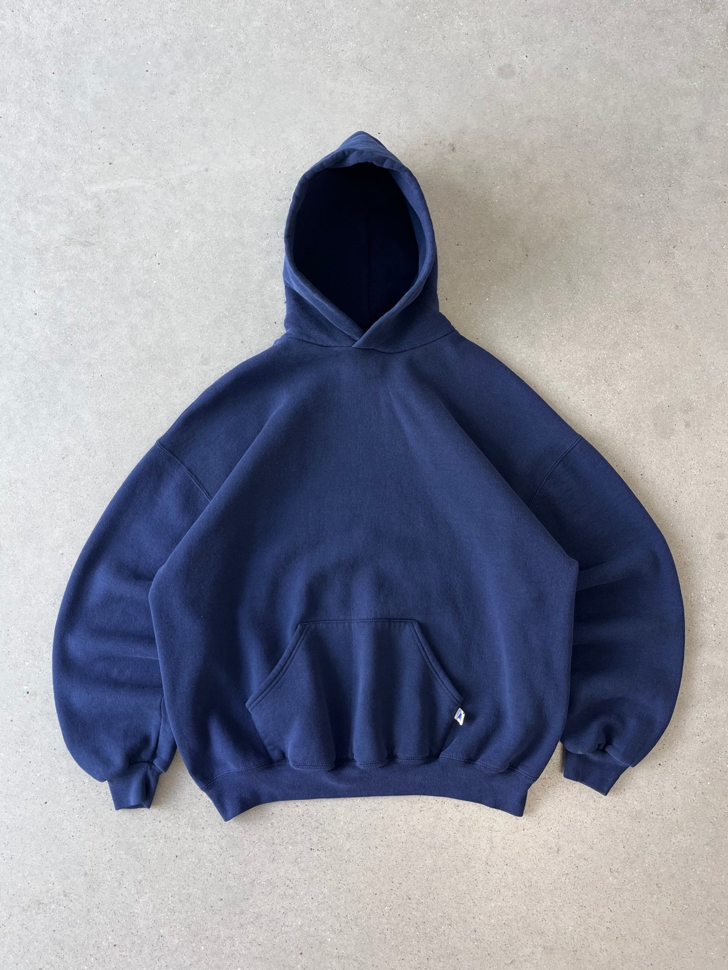 Vintage Navy Russell Athletic Hoodie - XXL