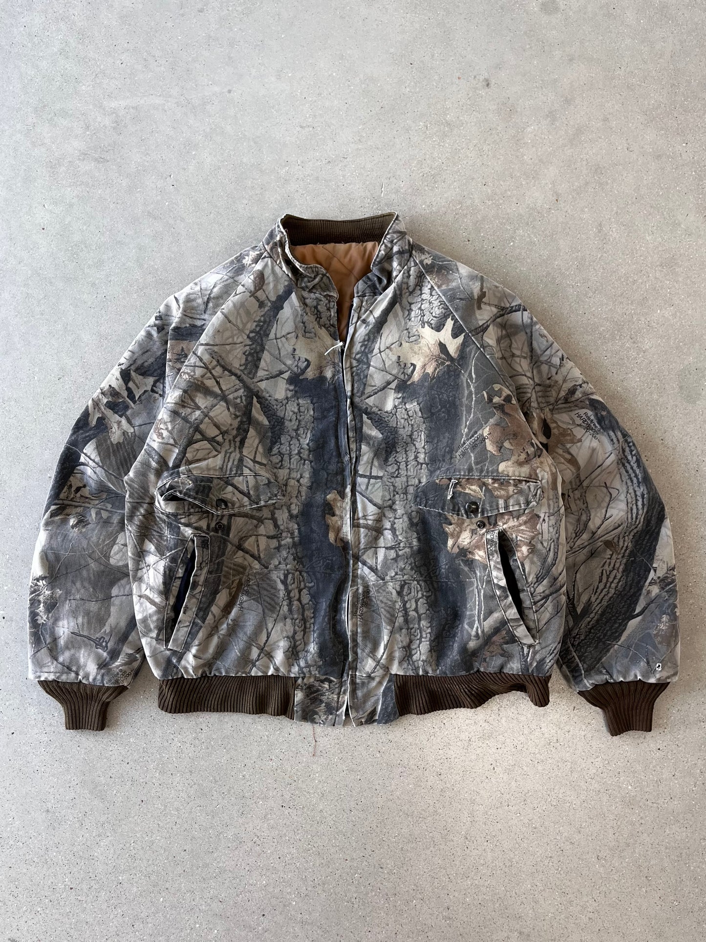 Vintage Realtree Boxy Bomber Jacket - L