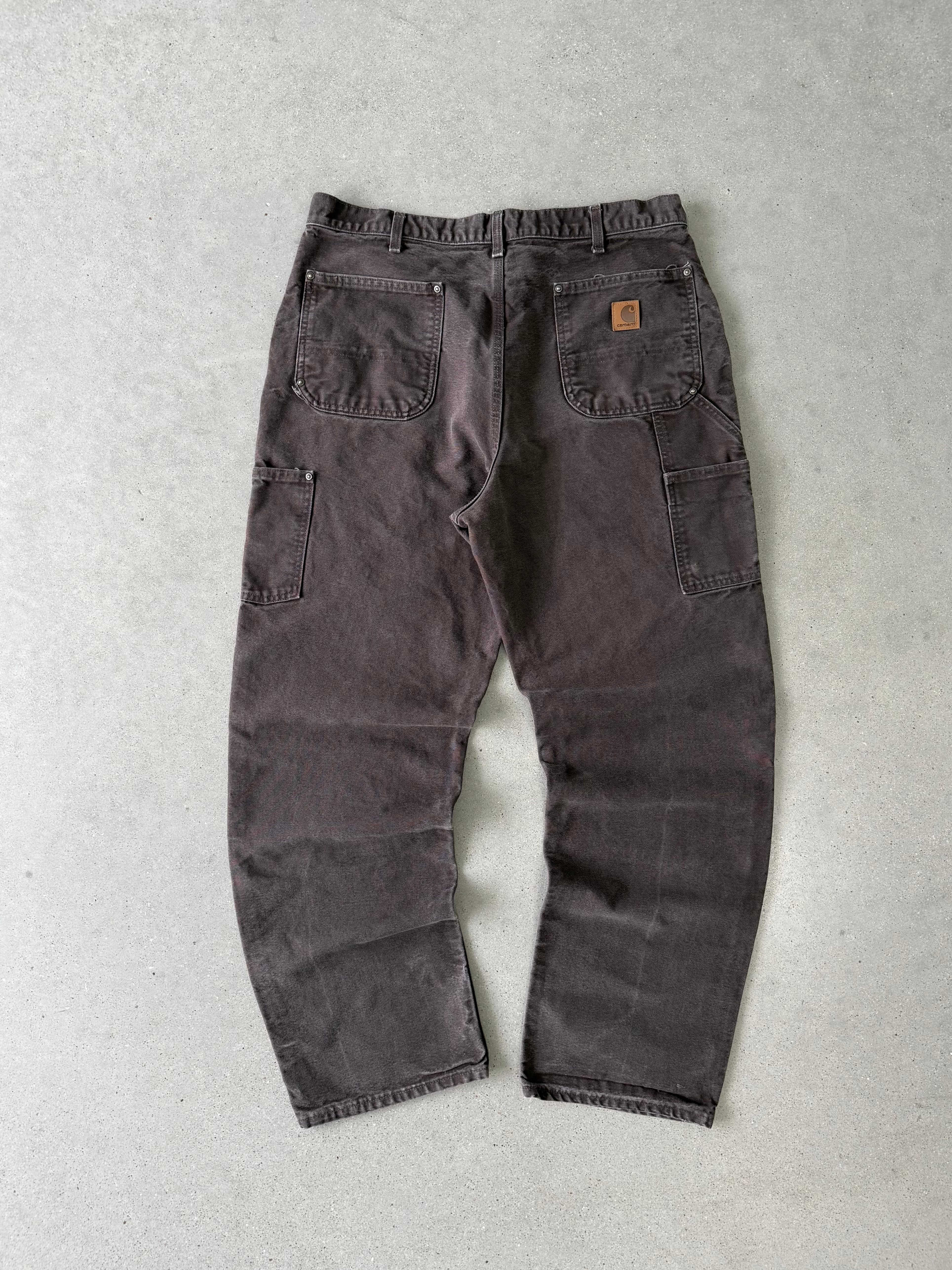 Vintage Carhartt Brown Double Knees  - 36x34