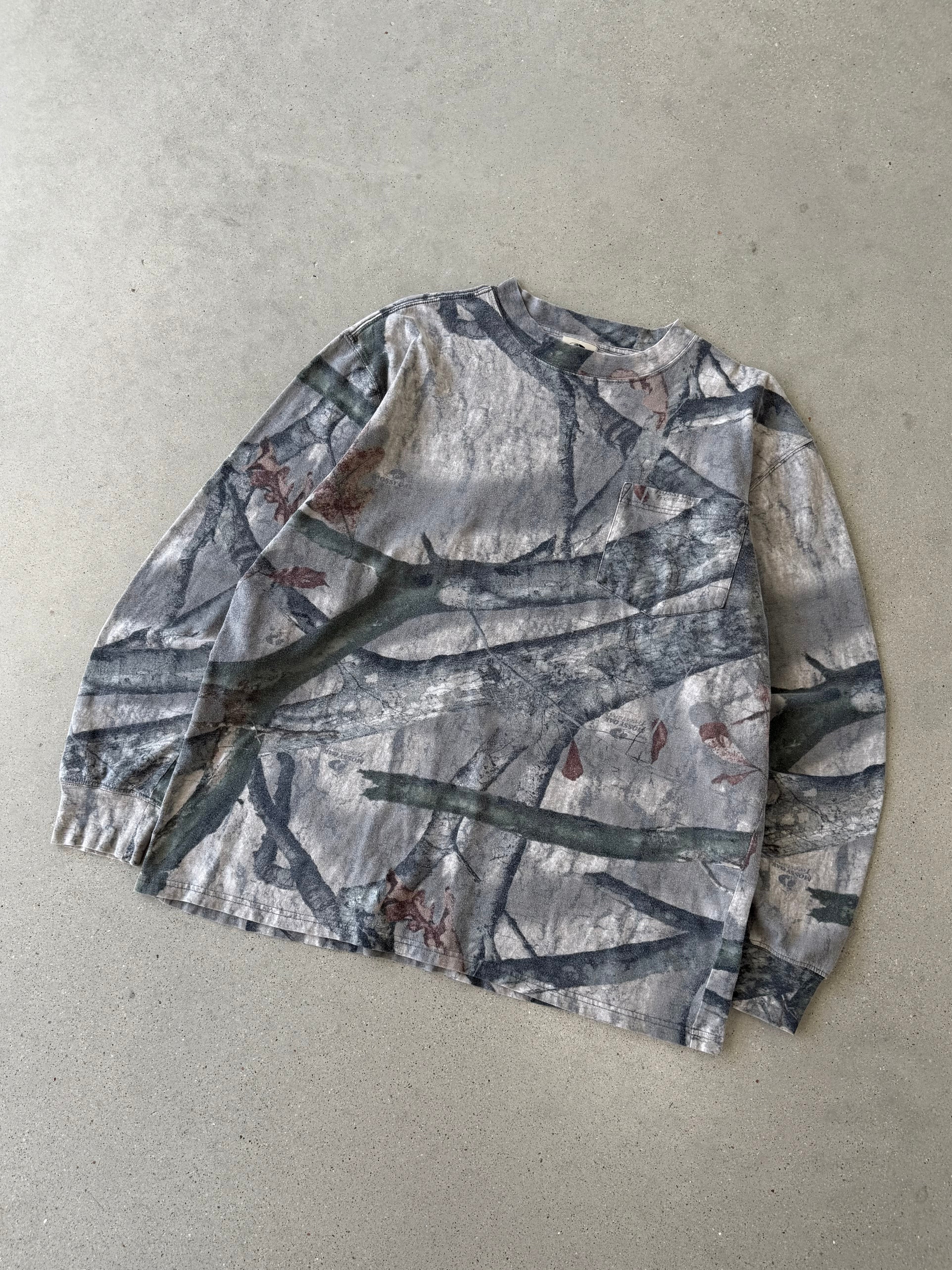 Vintage Mossy Oak Realtree Pocket Long Sleeve - L