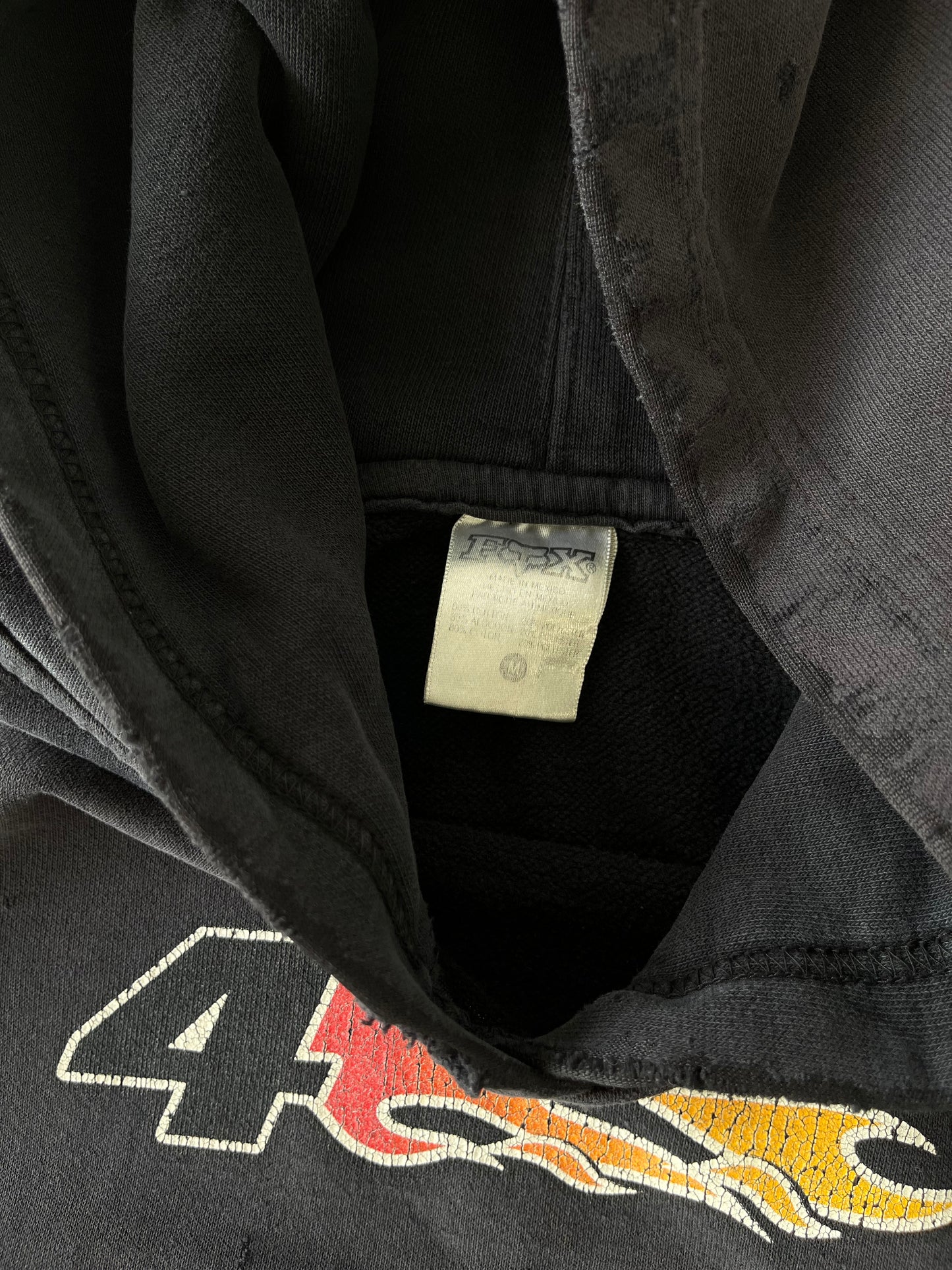 Vintage Y2K FOX Trashed Hoodie - M