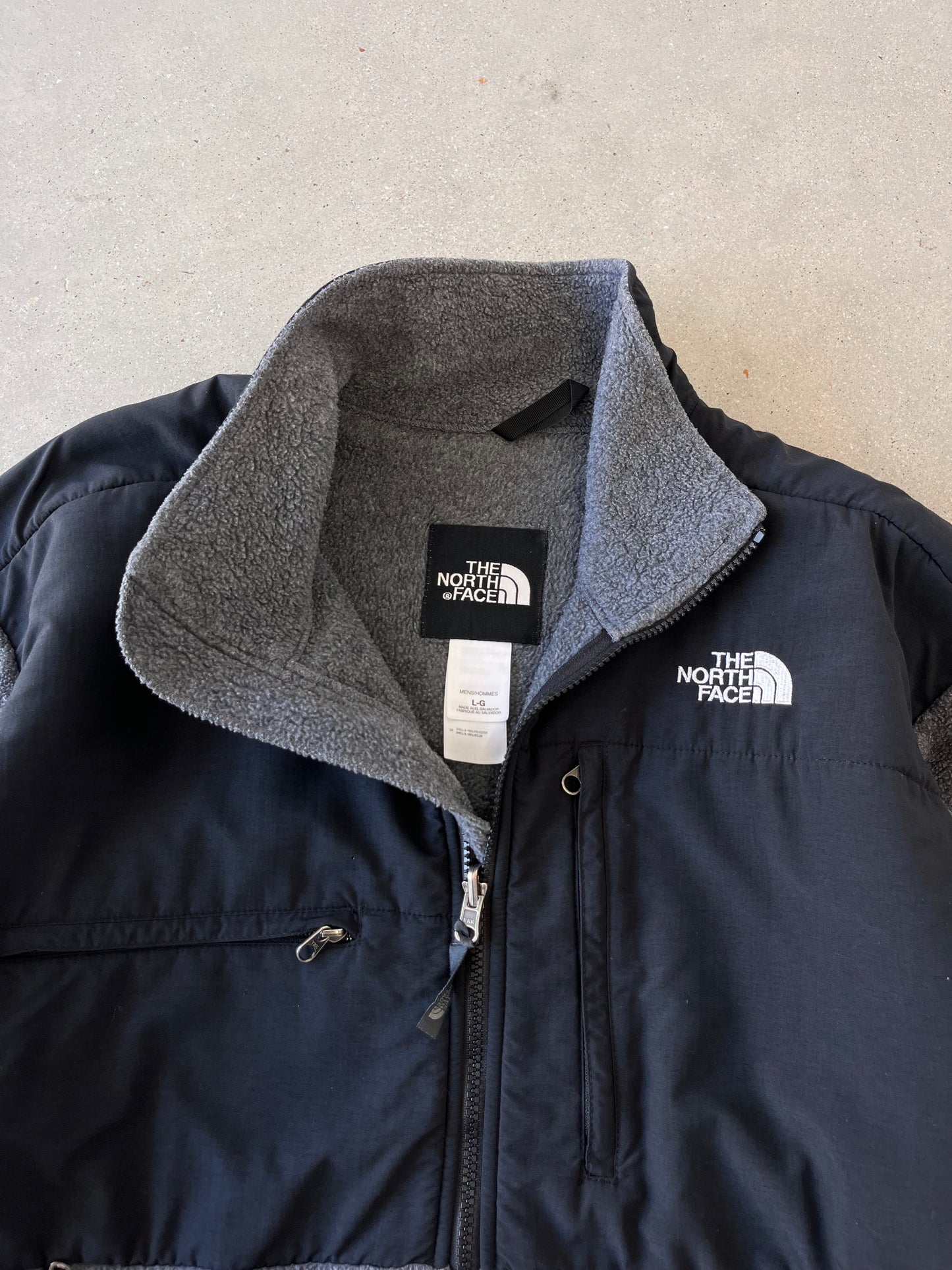 Vintage The North Face Gray/Black Denali Jacket - L