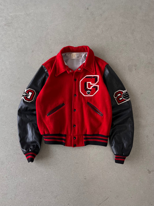 Vintage 80s Letterman Jacket - M