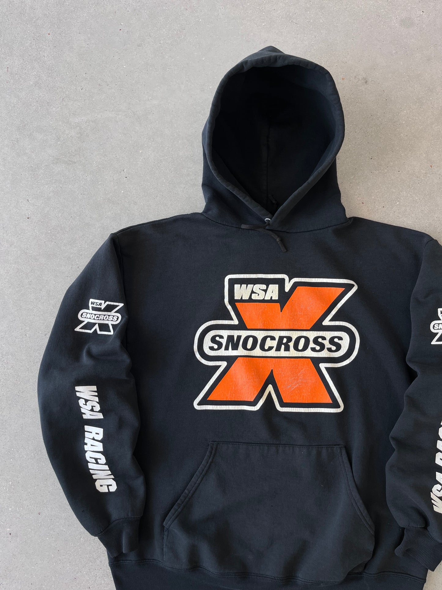 Vintage WSA Snocross Hoodie - L