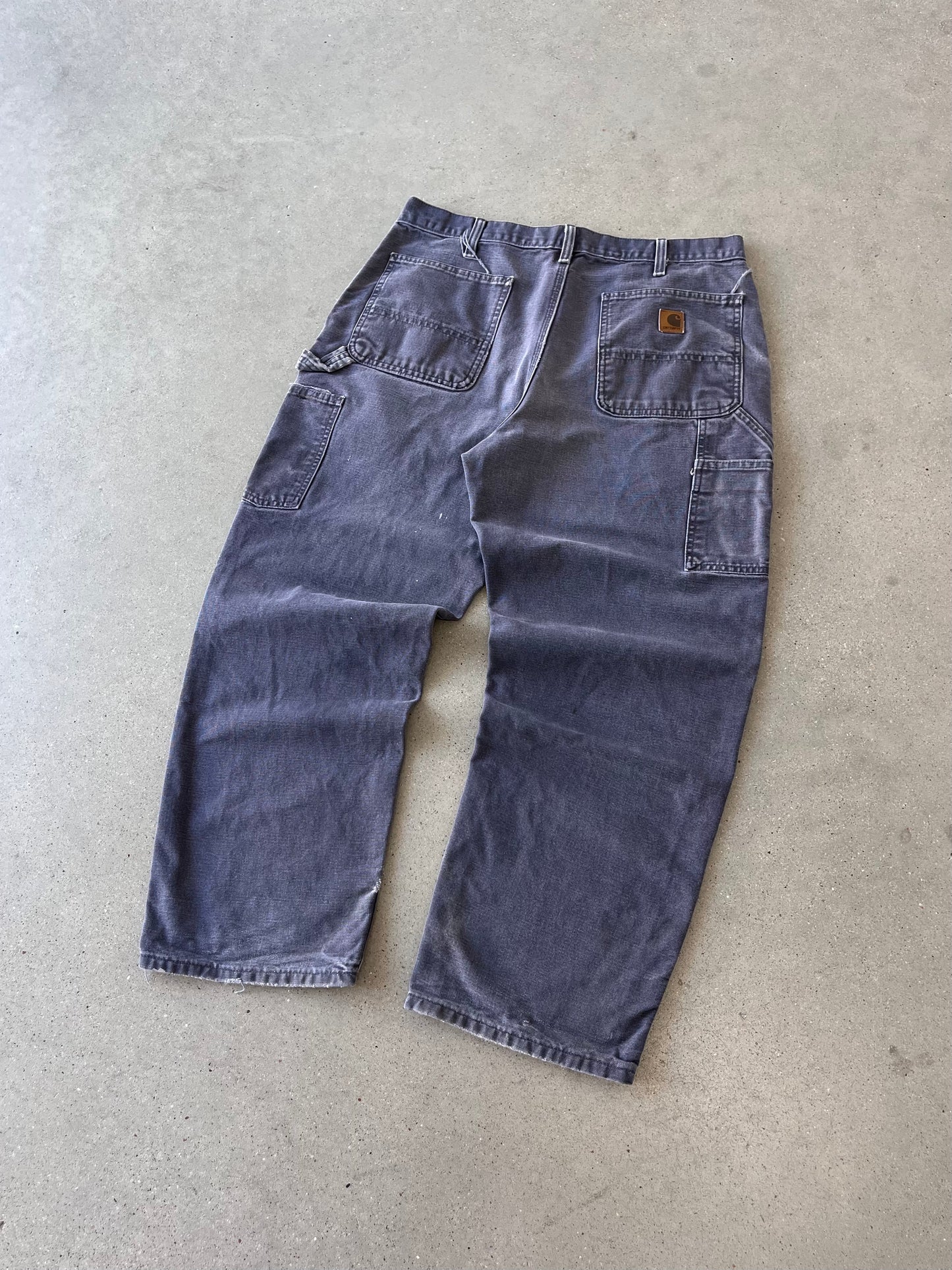 Vintage Carhartt Faded Navy Carpenter Pants - 36x30