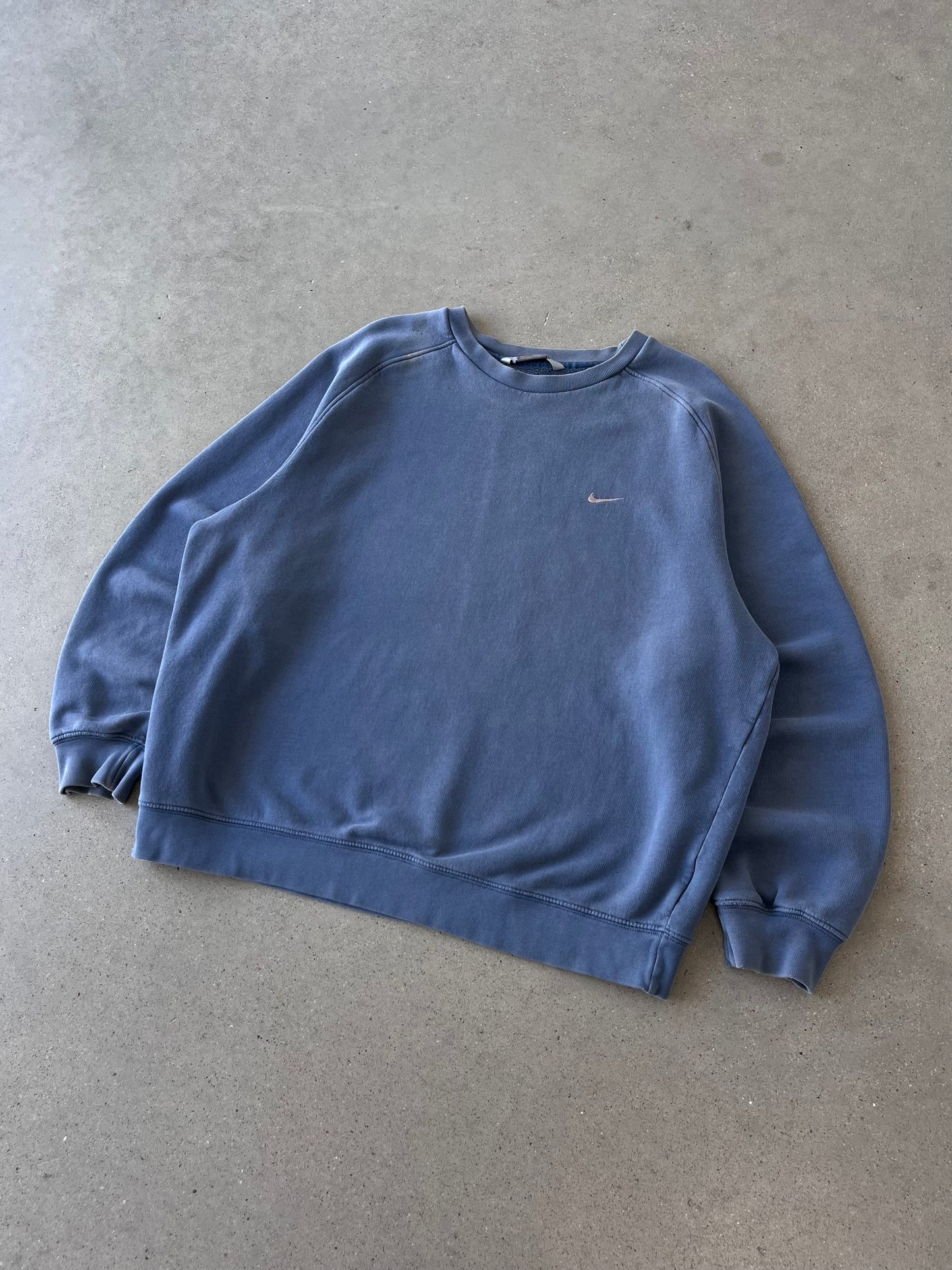 Vintage 2000s Nike Mini Swoosh Sage Blue - XL