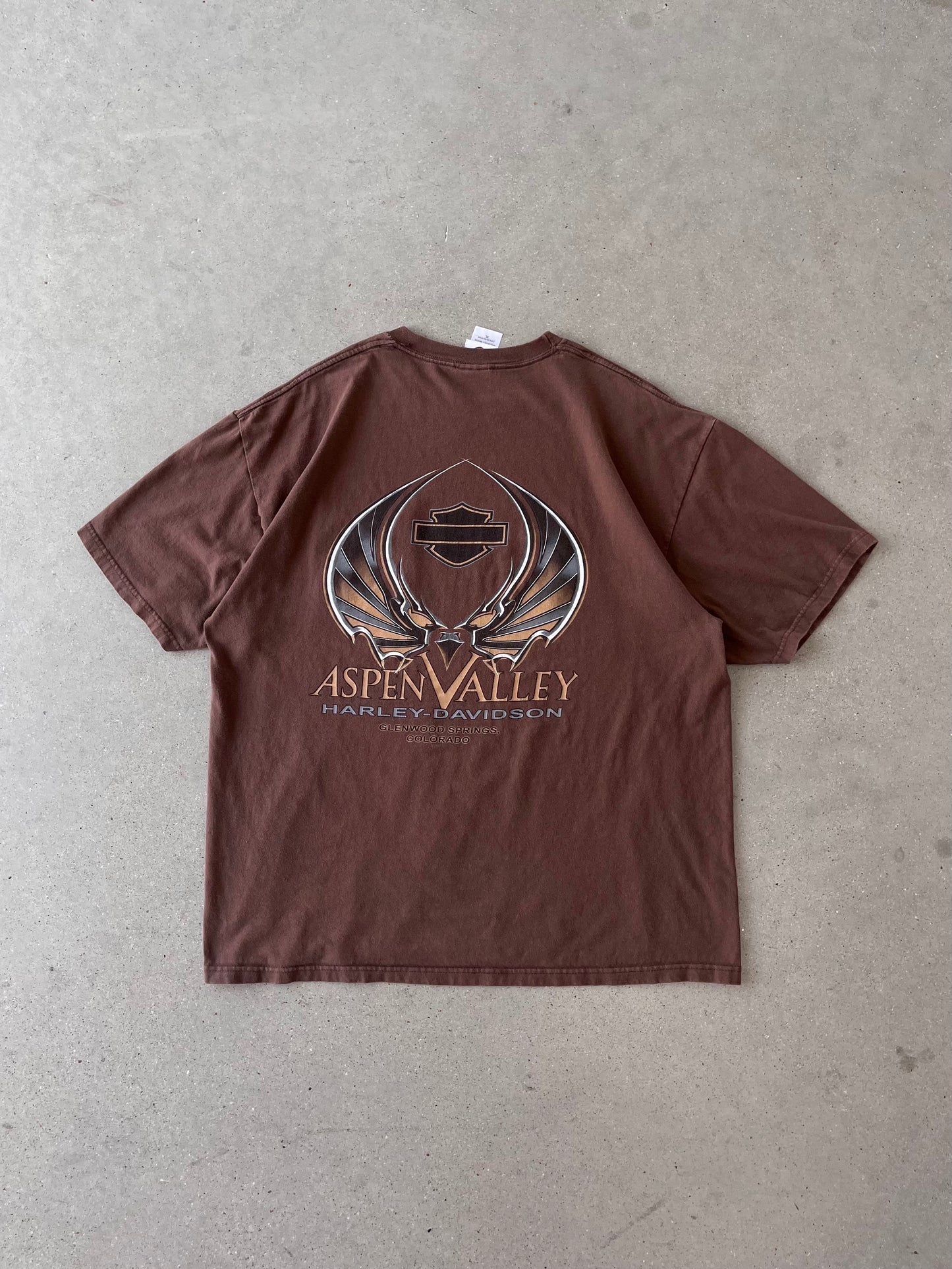 Vintage Aspen Valley Harley Davidson Tee - XL