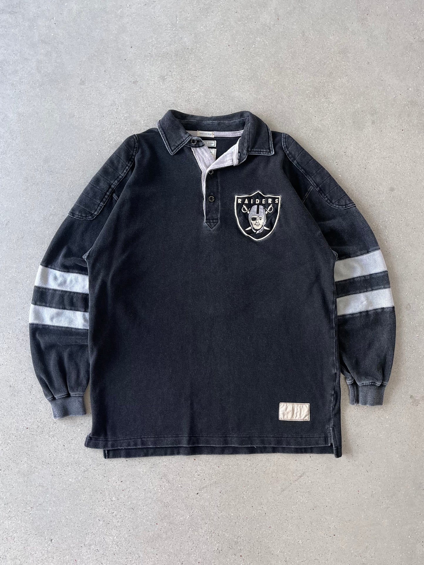 Vintage Raiders Polo Rugby Long Sleeve - L