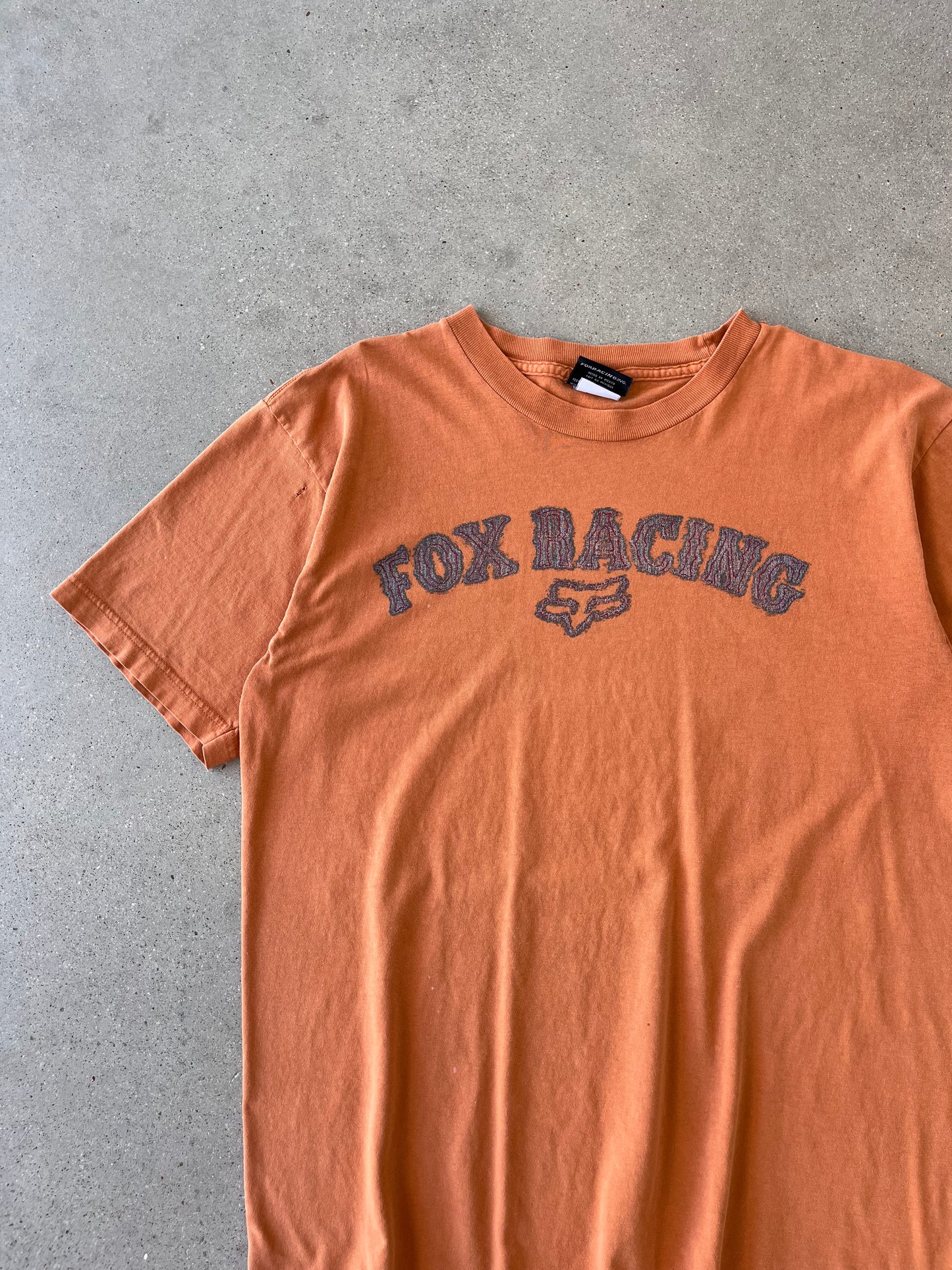 Vintage FOX Racing Burnt Orange Tee - L