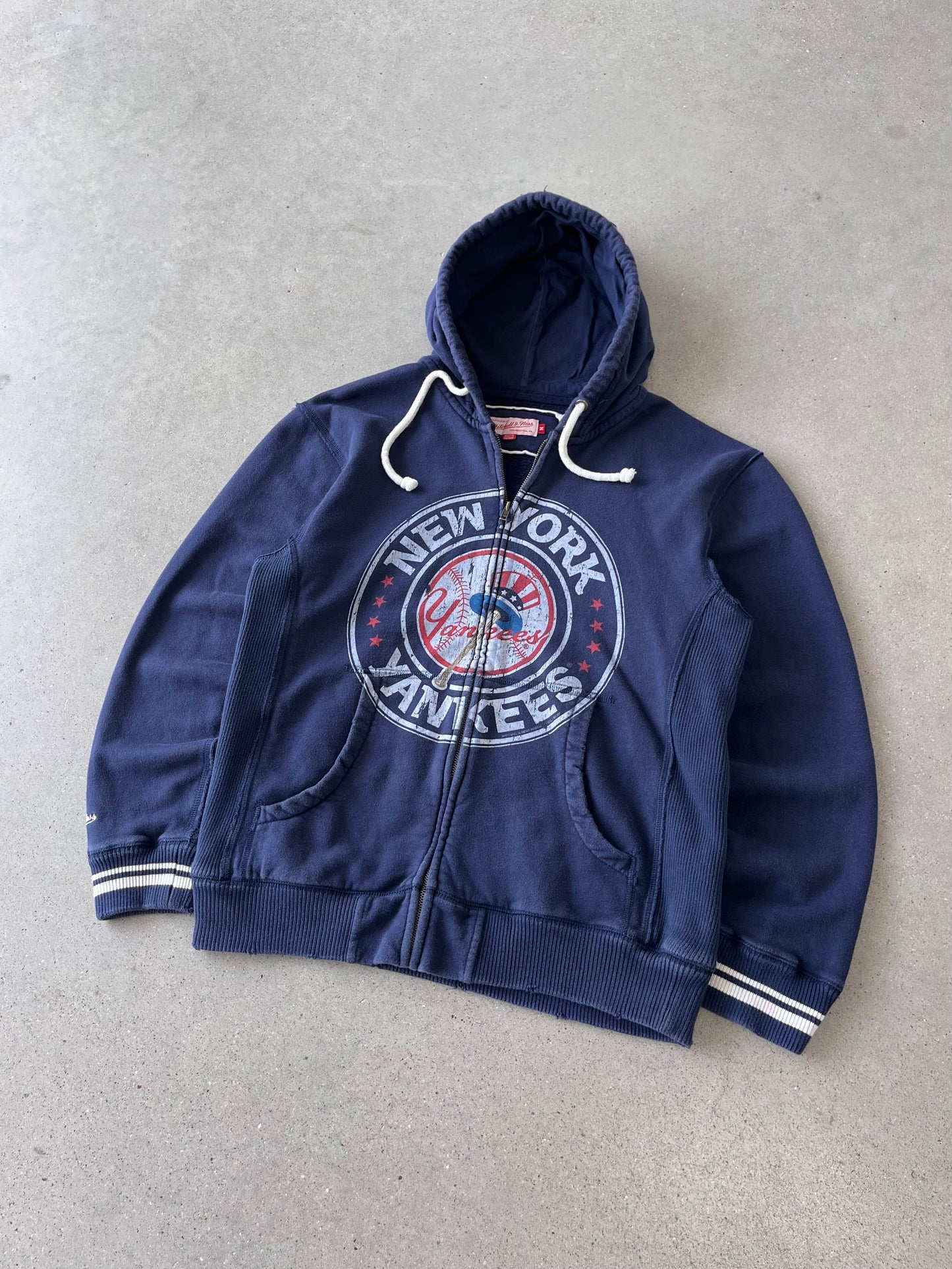 Vintage NY Yankees Zip-up Hoodie - M