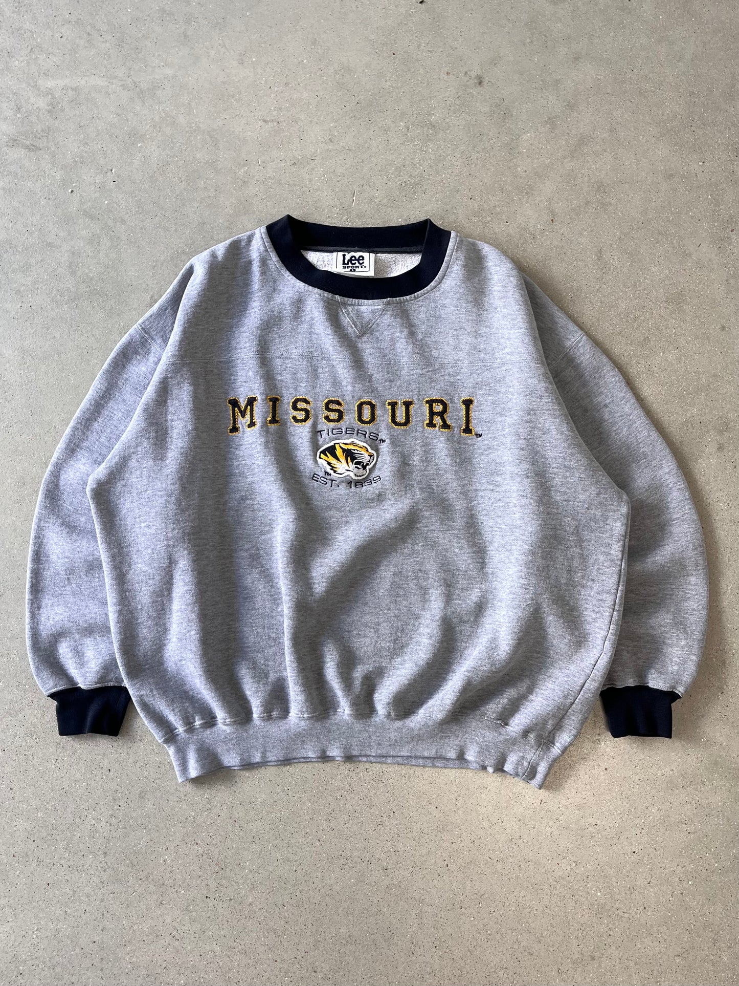 Vintage Missouri Tigers Lee Sport Crewneck - L