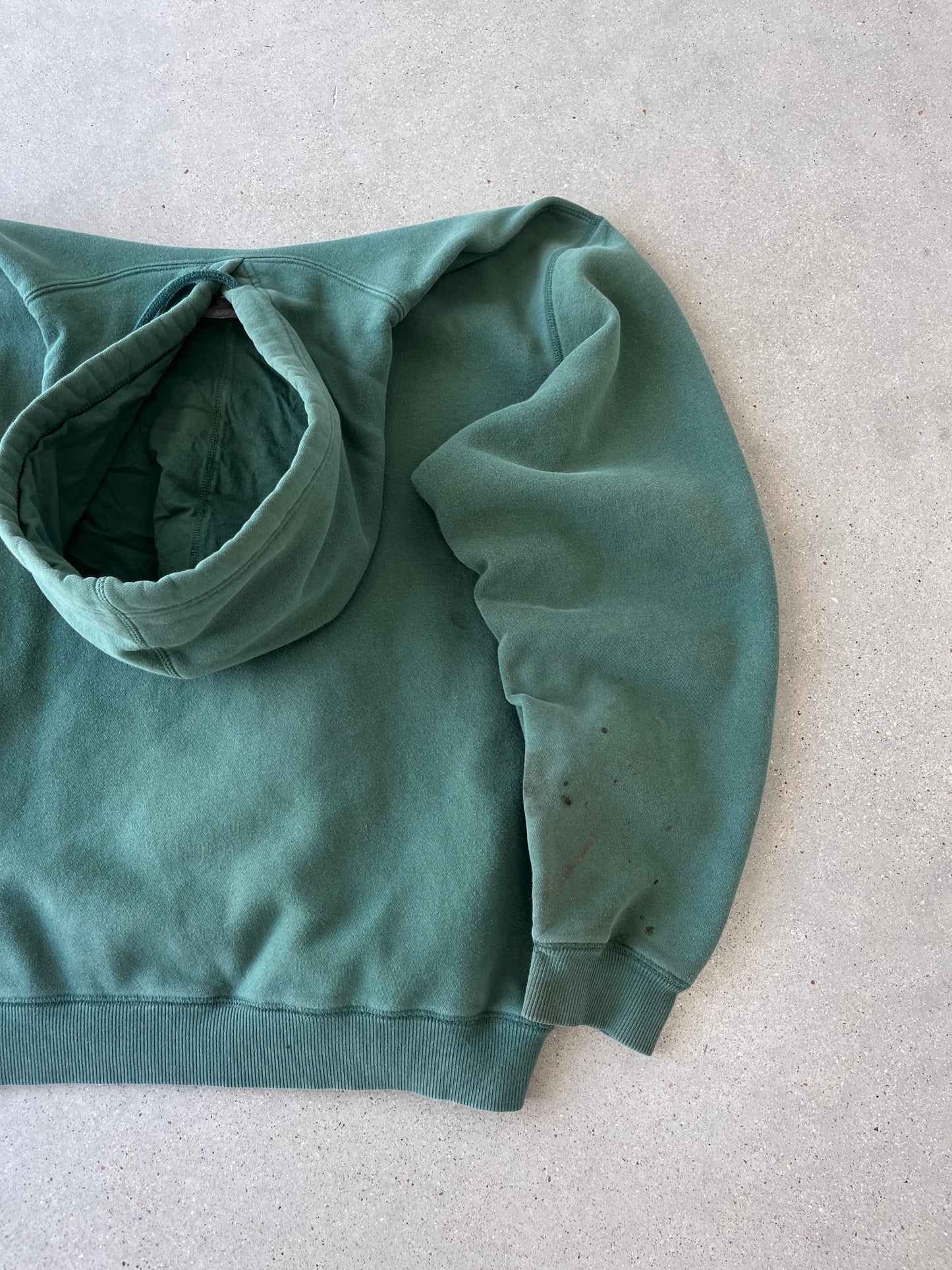 Vintage 2000s Nike Tonal Green Hoodie - L