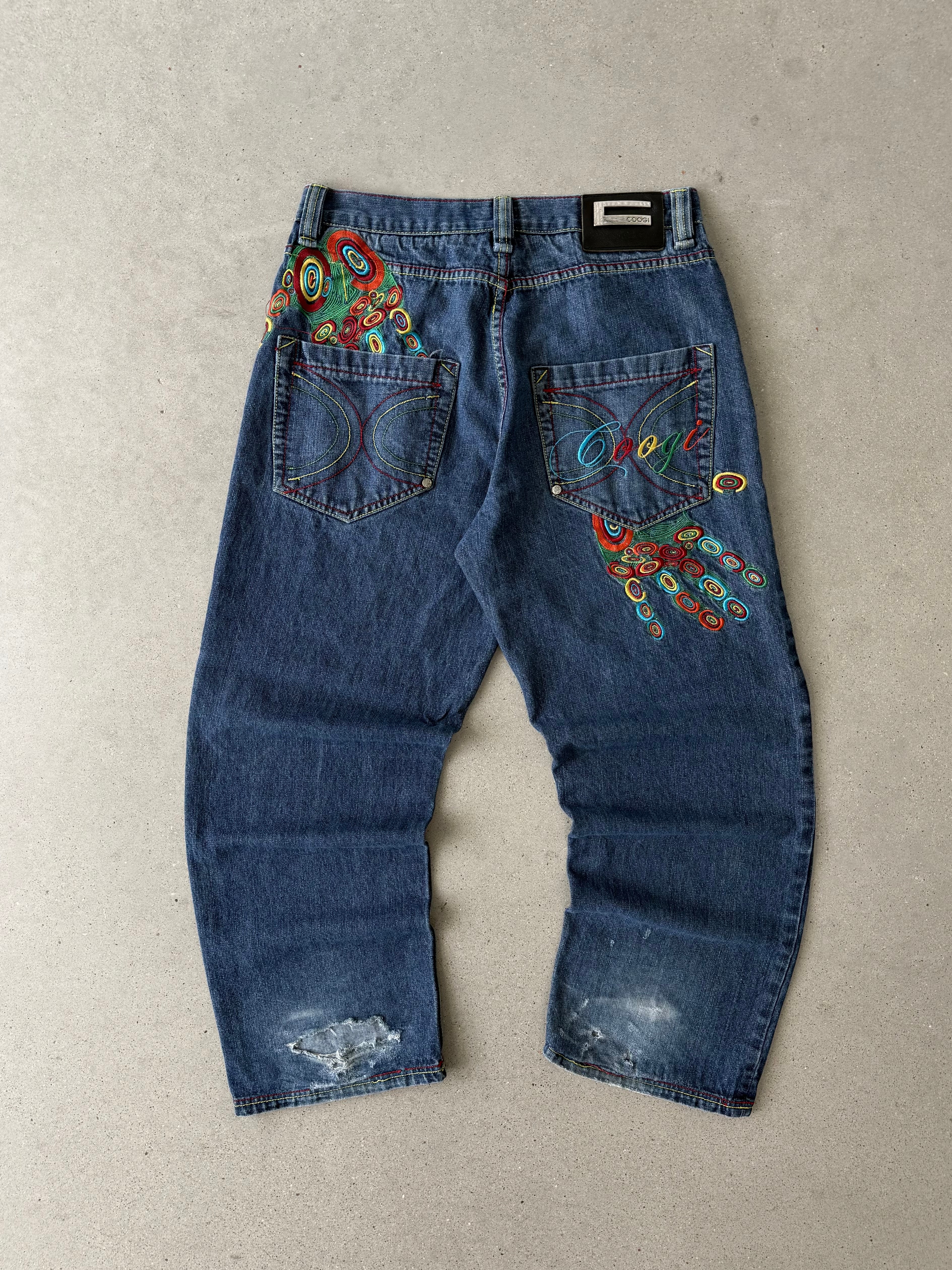 Vintage Y2K COOGI Embroidered Denim  - 34x31