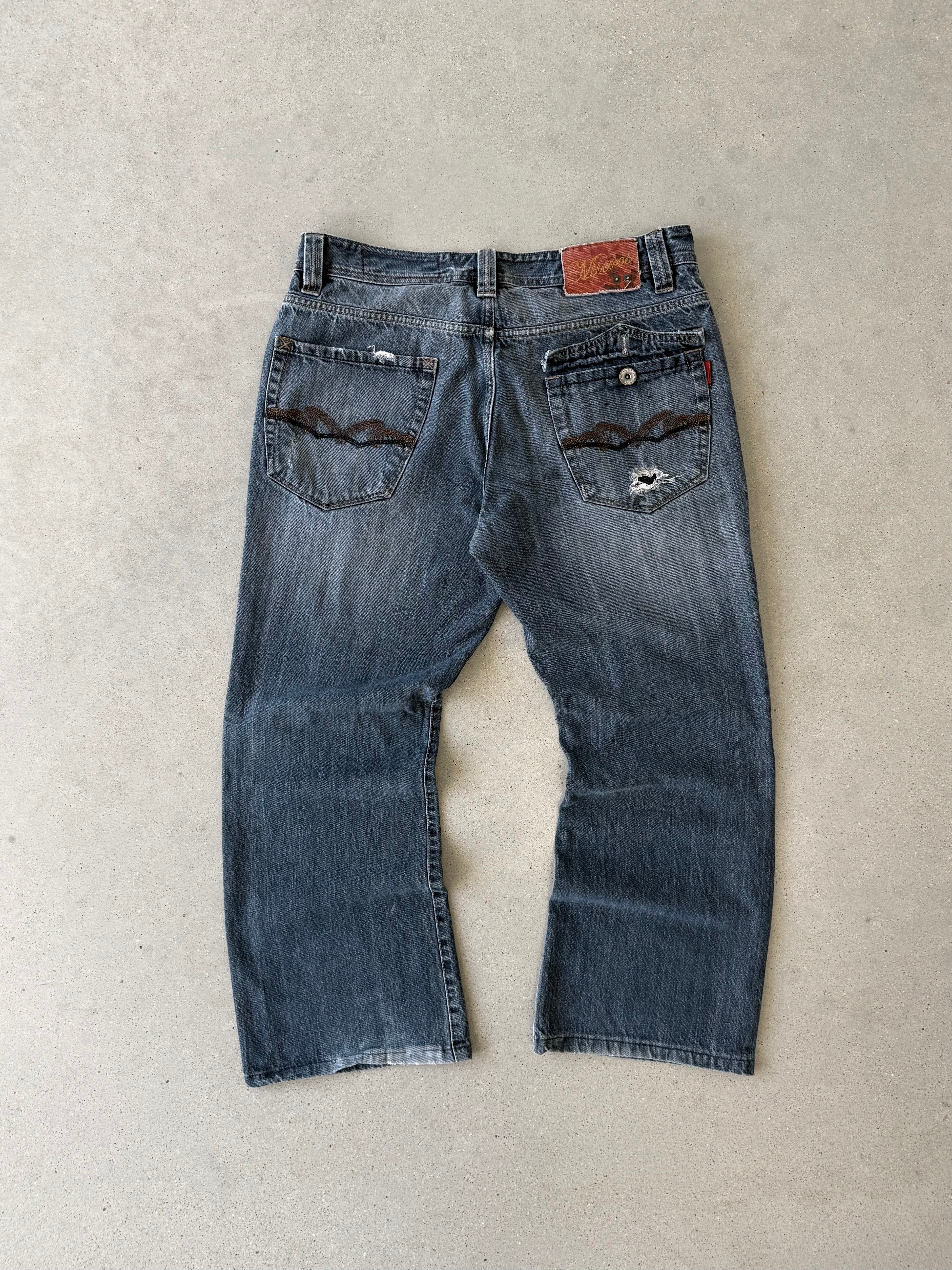 Vintage MCC Micros Dark Wash Denim - 36x28