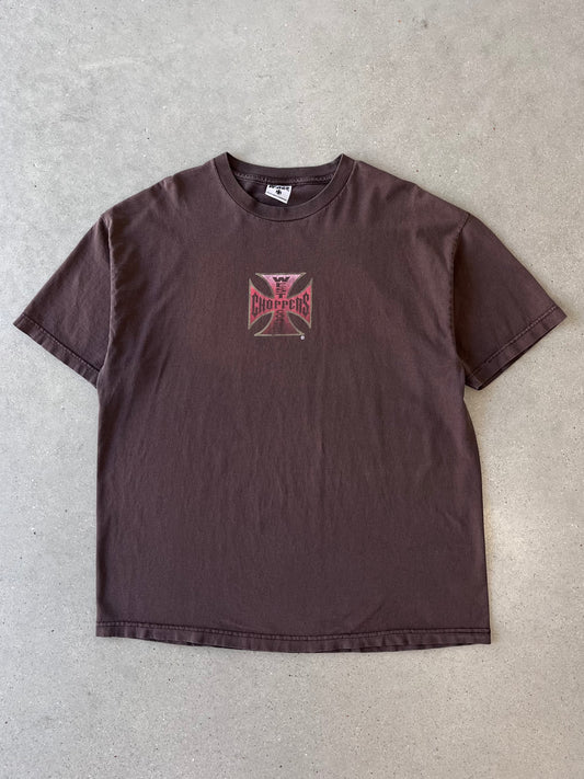 Vintage West Coast Choppers Brown Tee - XL