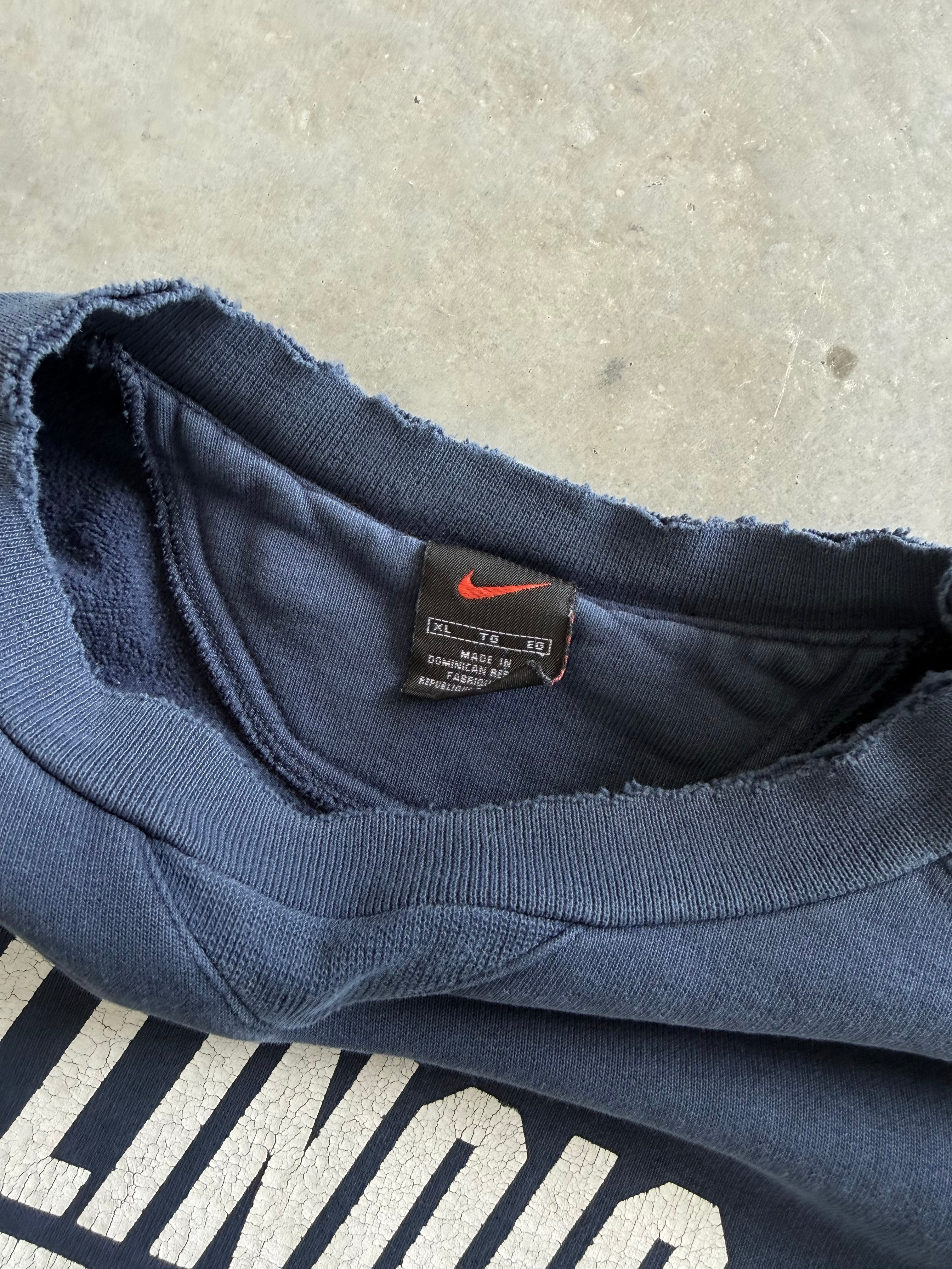 Vintage Illinois University Football Nike Sweatshirt (XL)