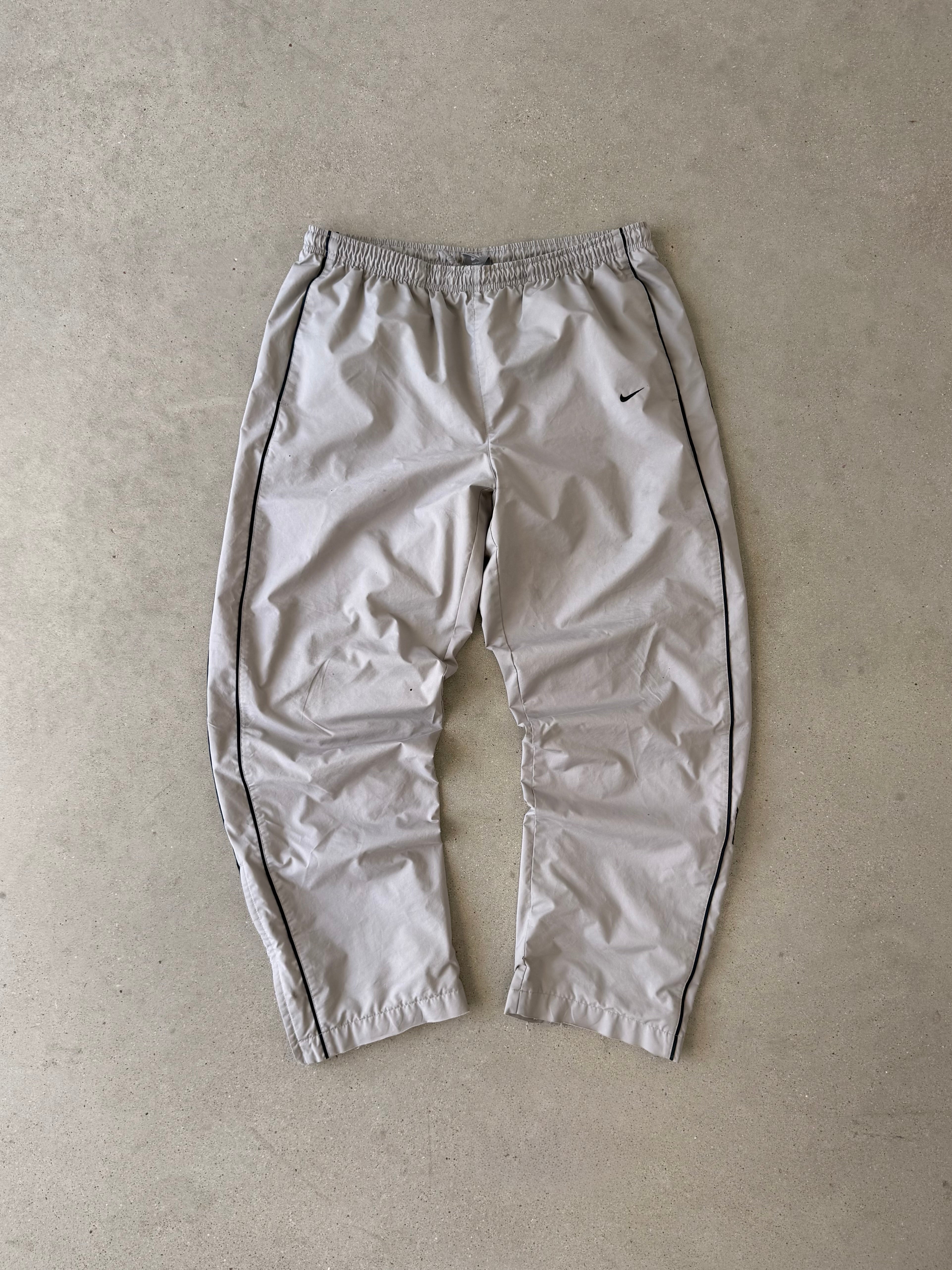 Vintage Nike Gray/Black Track Pants - L