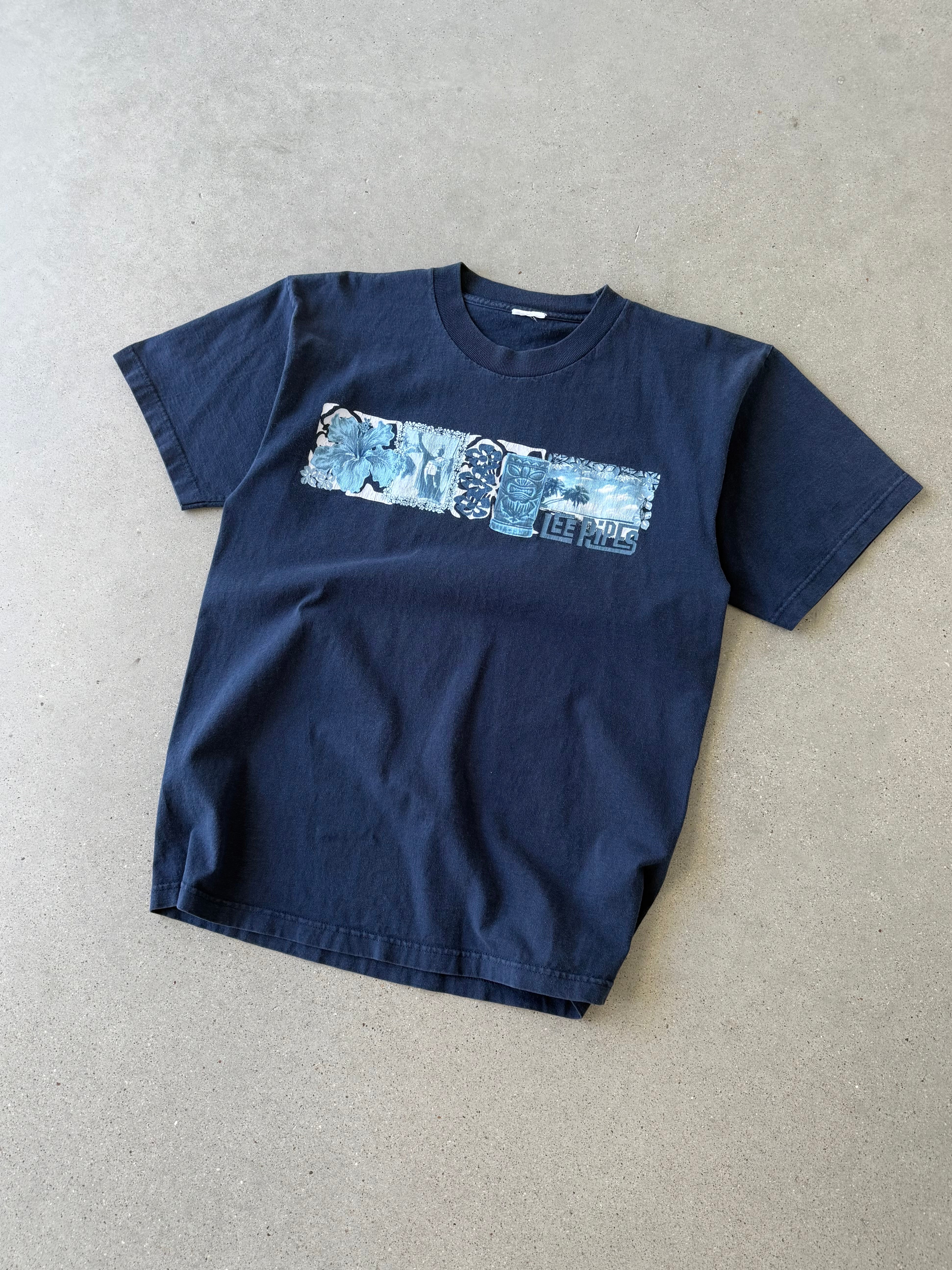 Vintage Timberland Surfer Navy Tee - L