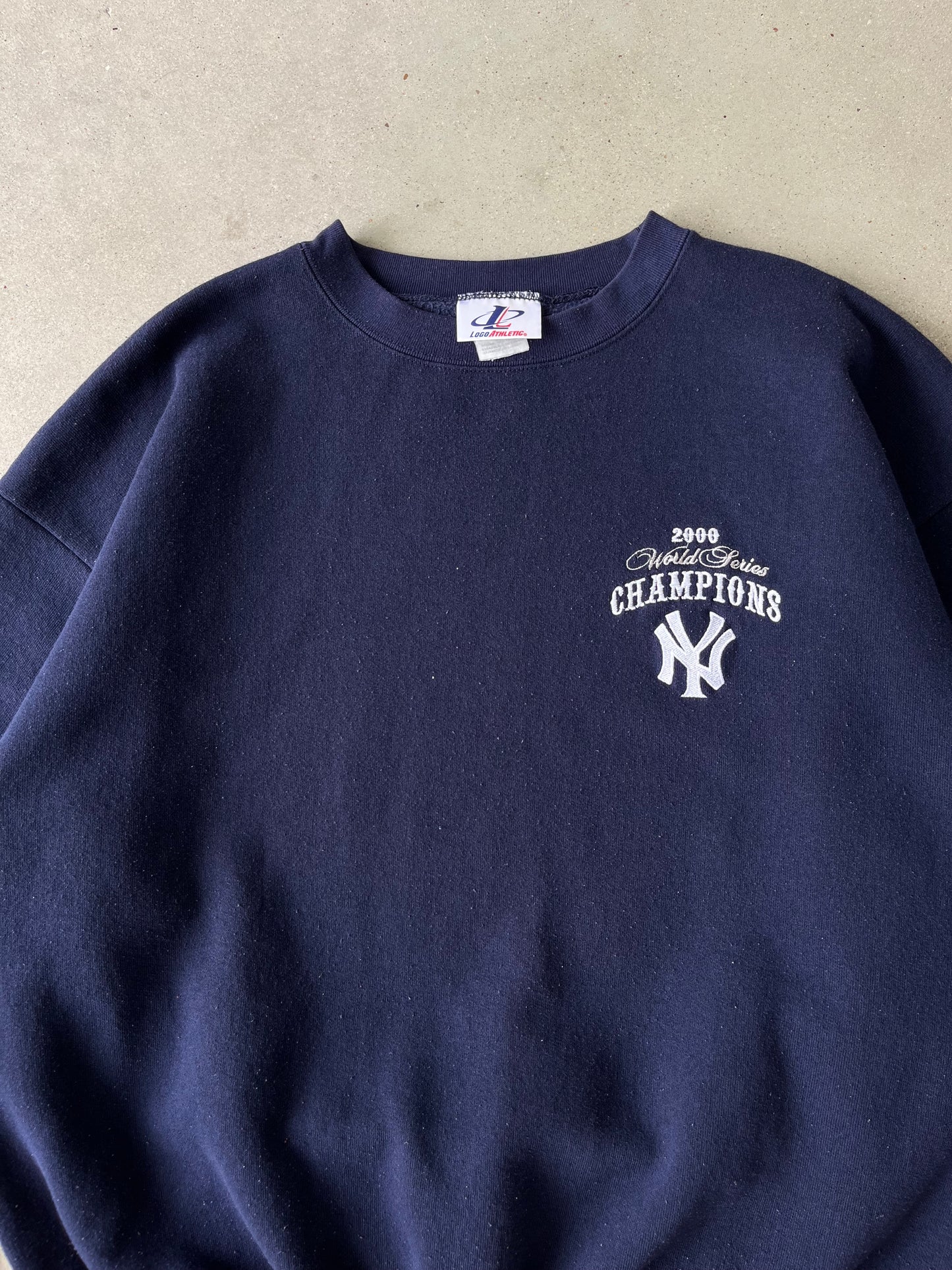 Vintage 2000 NY Yankees World Series Champions Crewneck - XXL