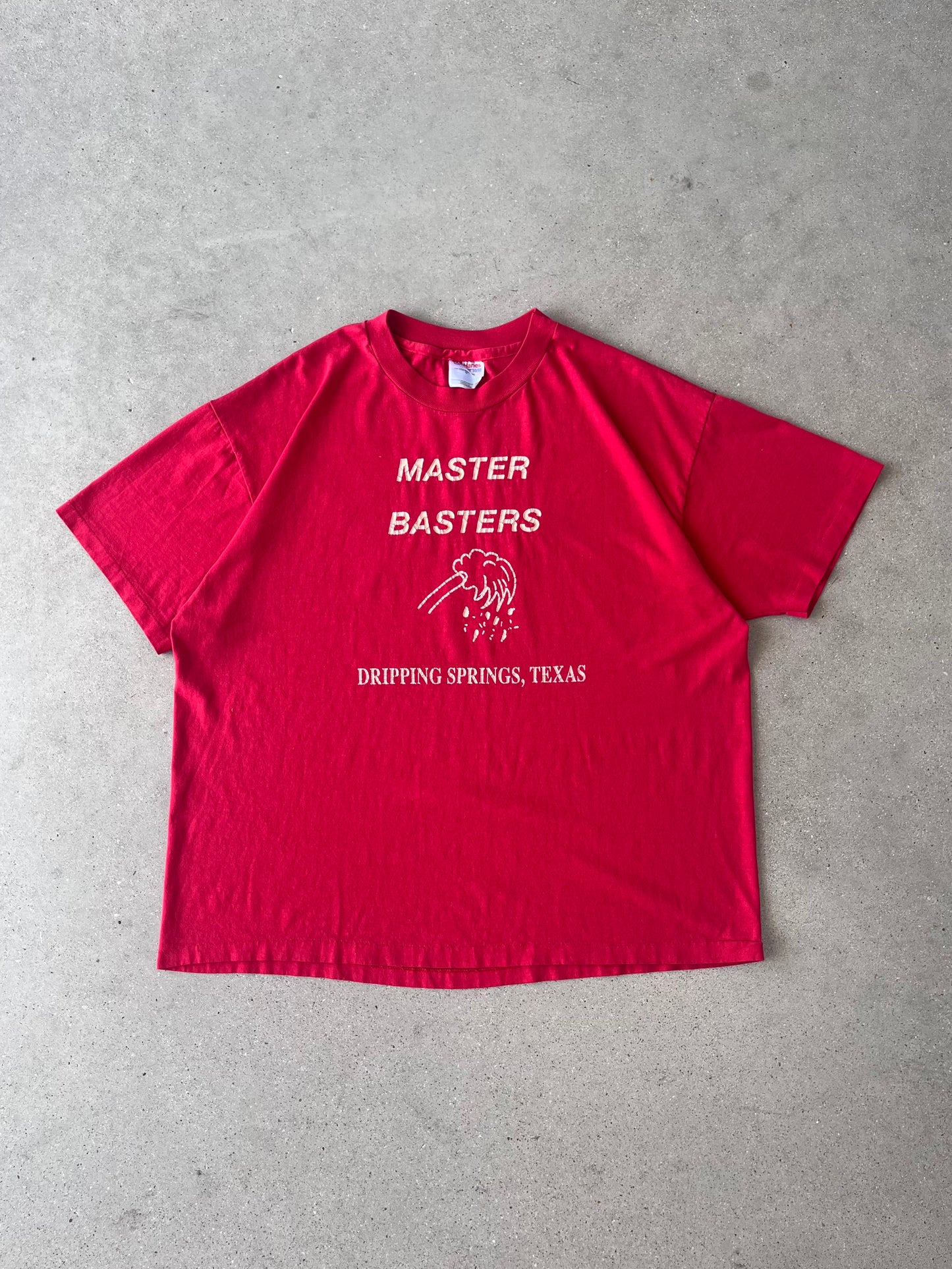 Vintage 90s "Master Baster" Funny Tee - XL