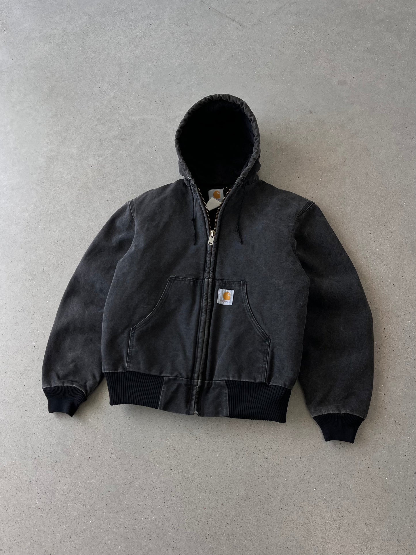 Vintage Carhartt Faded Black Active Jacket - S