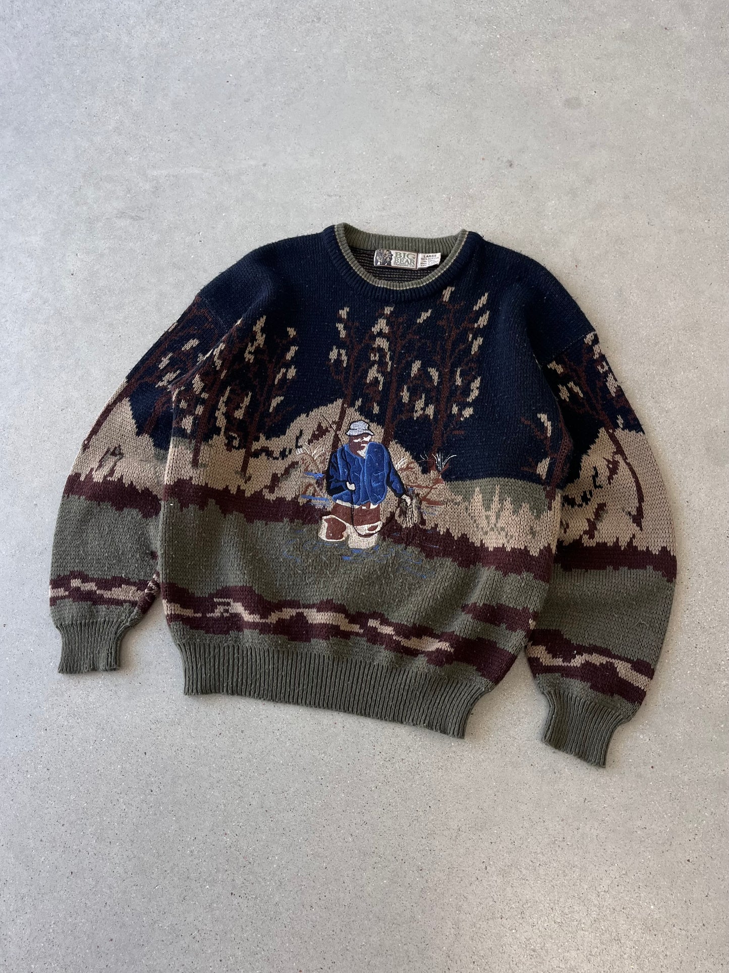 Vintage Big Bear Sweater - L