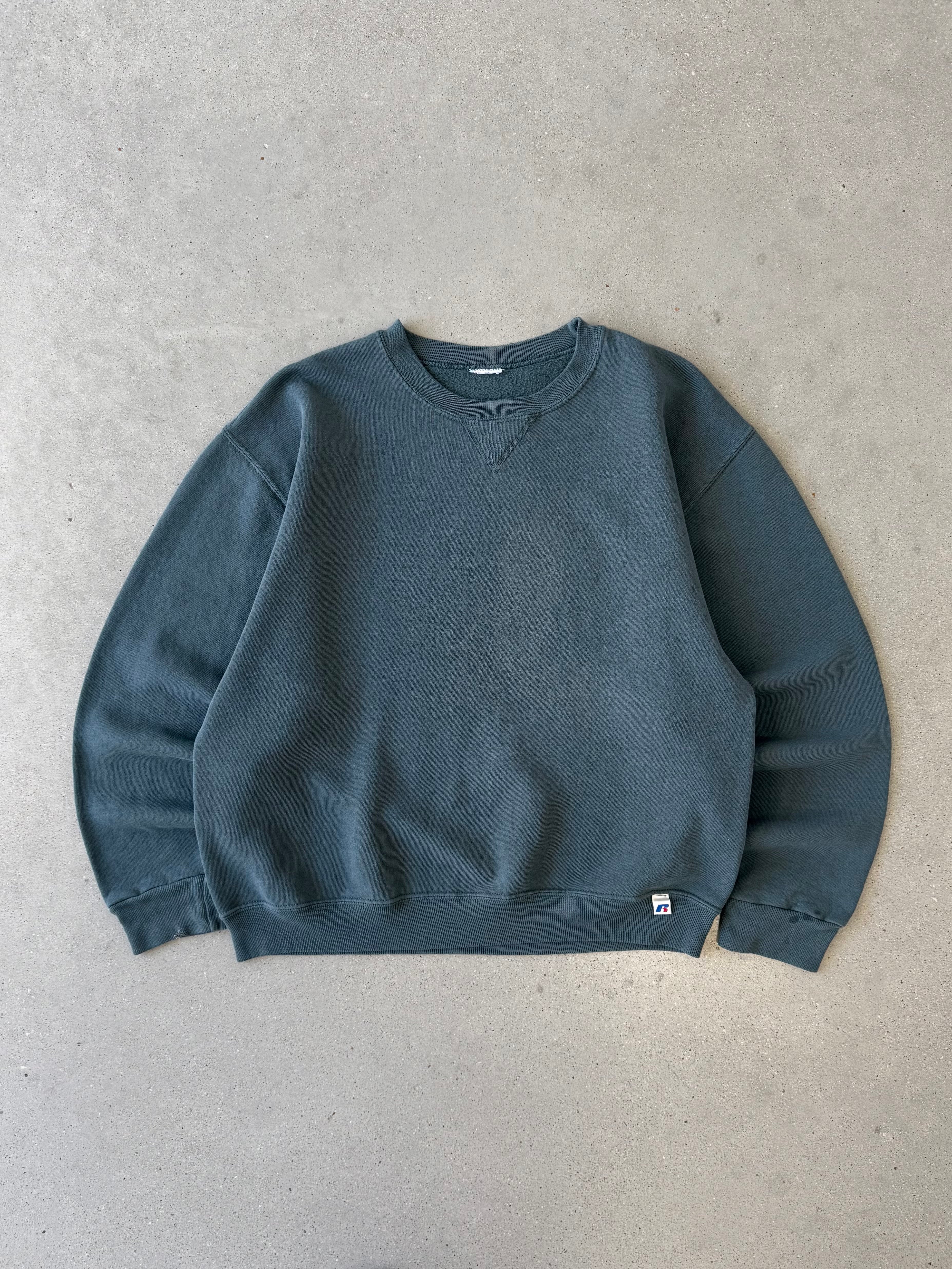Vintage Sea Green Russell Athletic Crewneck - M