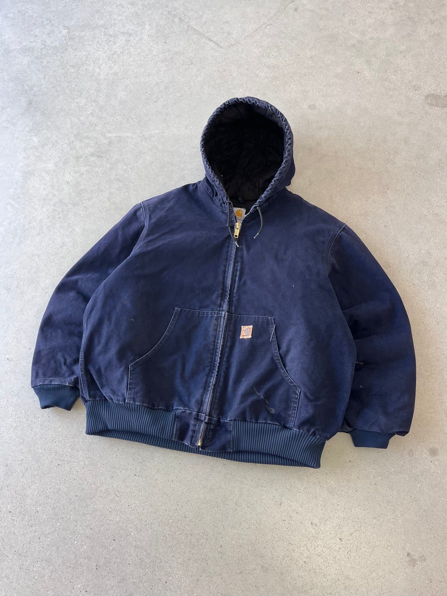 Vintage Carhartt Navy Active Jacket - XL